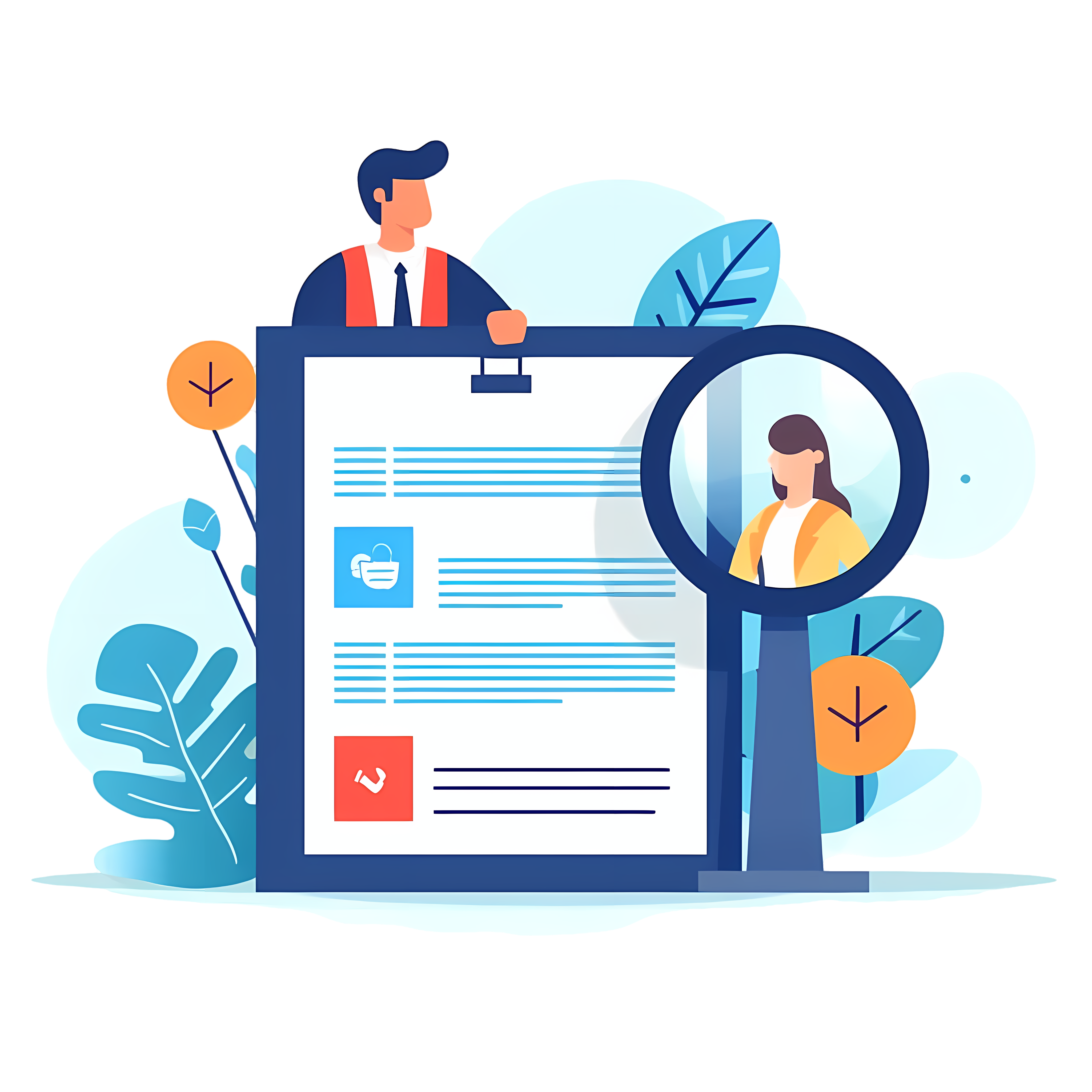 Resume materials for recruiting marketing personnel