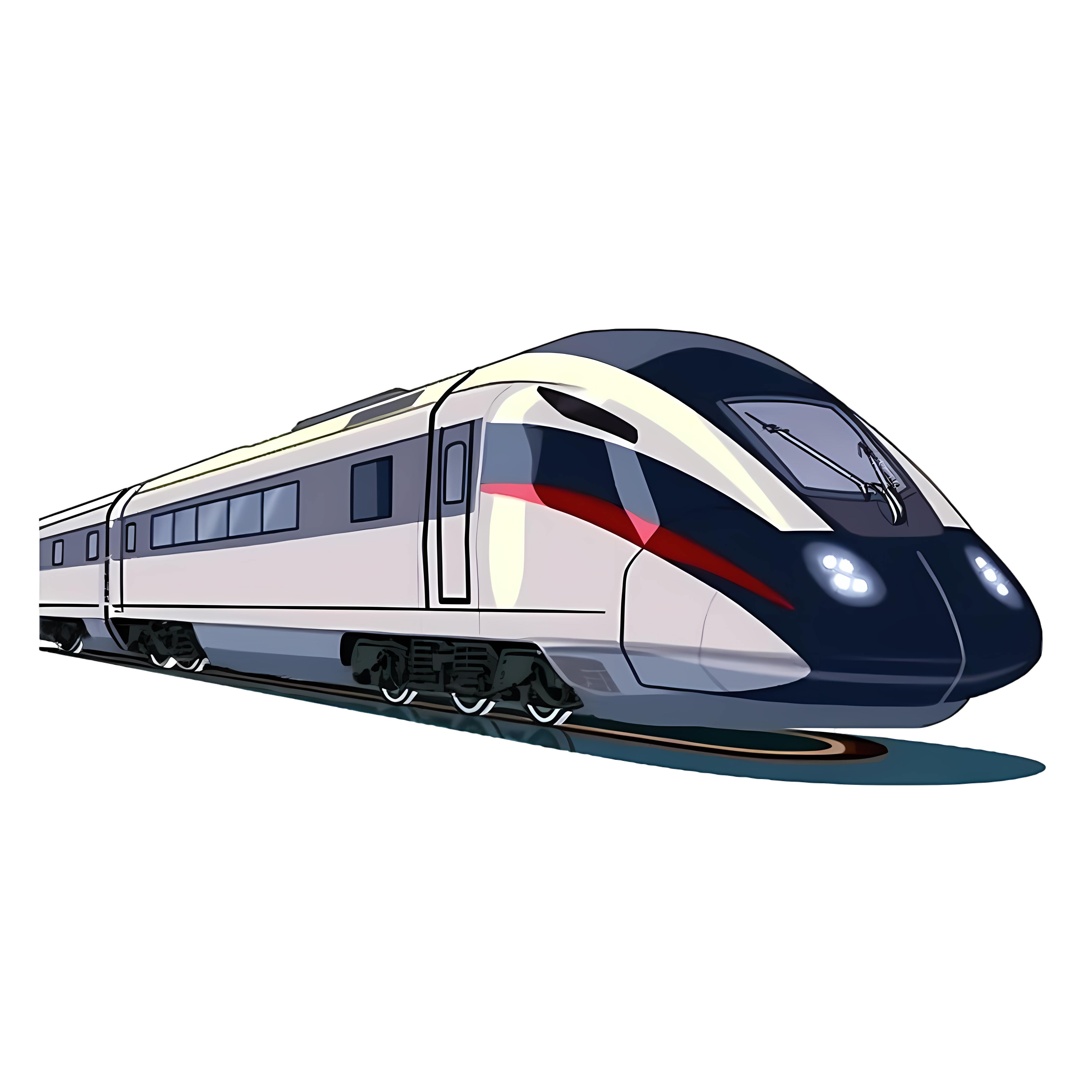 Illustration materials of urban transportation vehicles