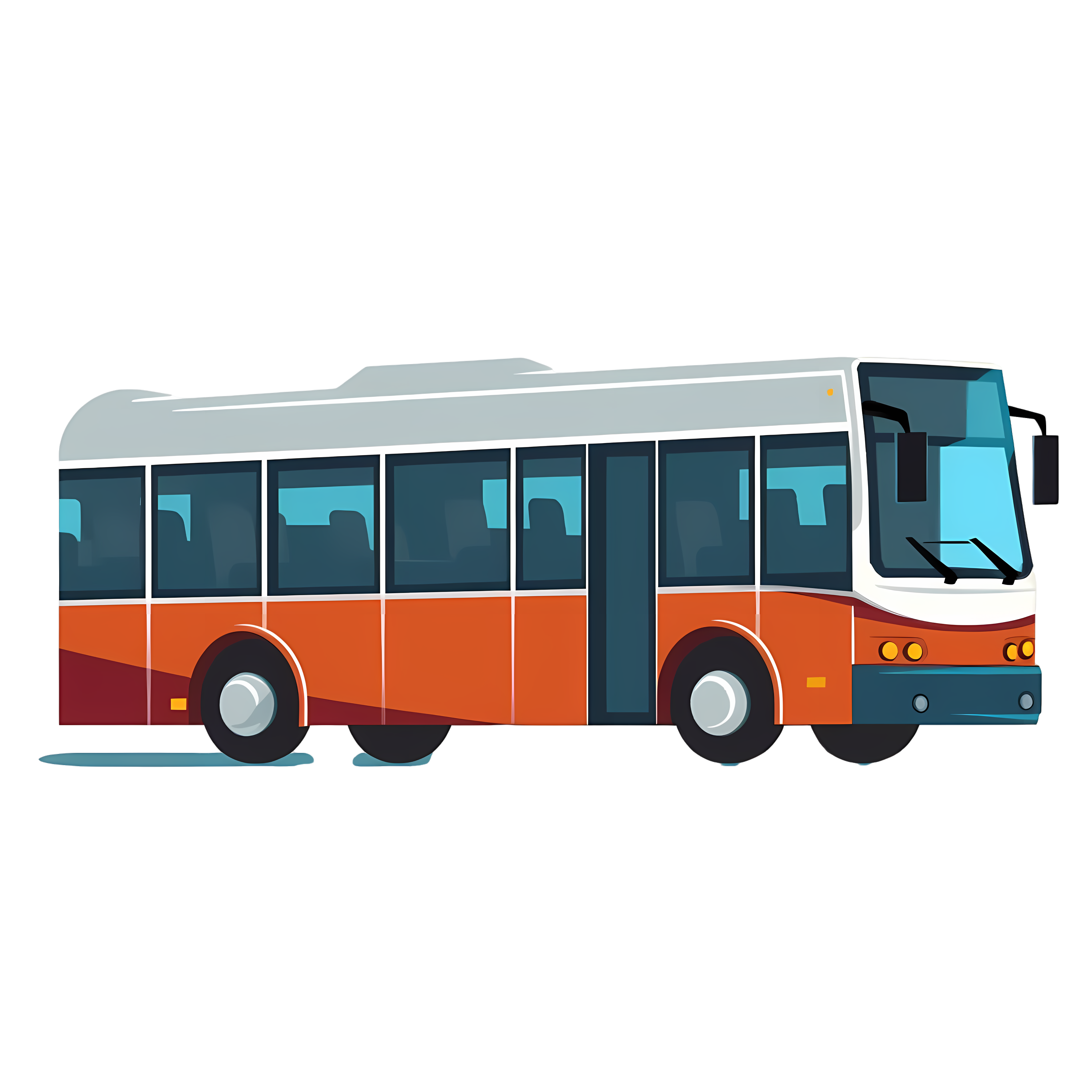 Transportation tool bus passenger car graphic material
