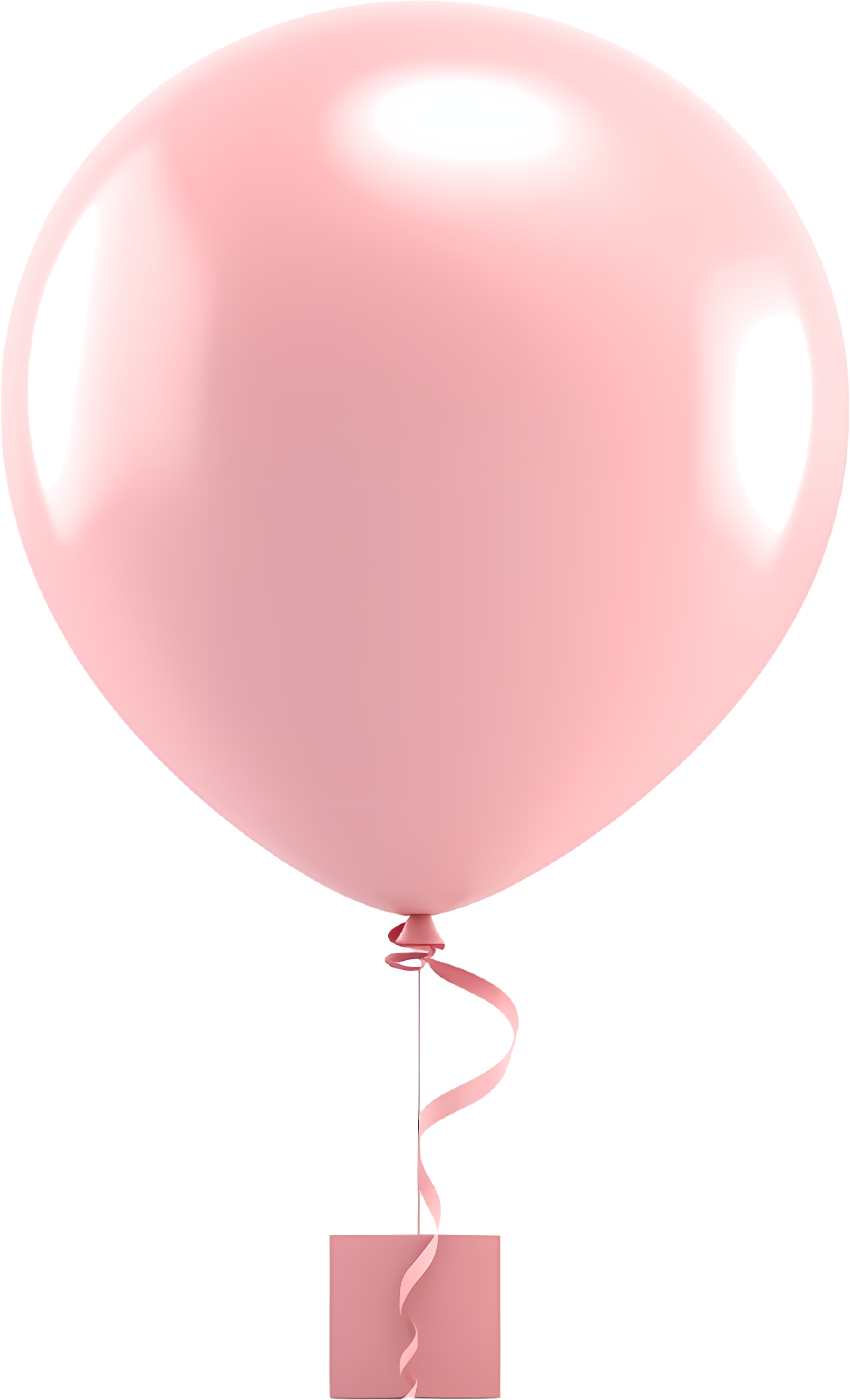 Beautiful pink balloon material for commercial use