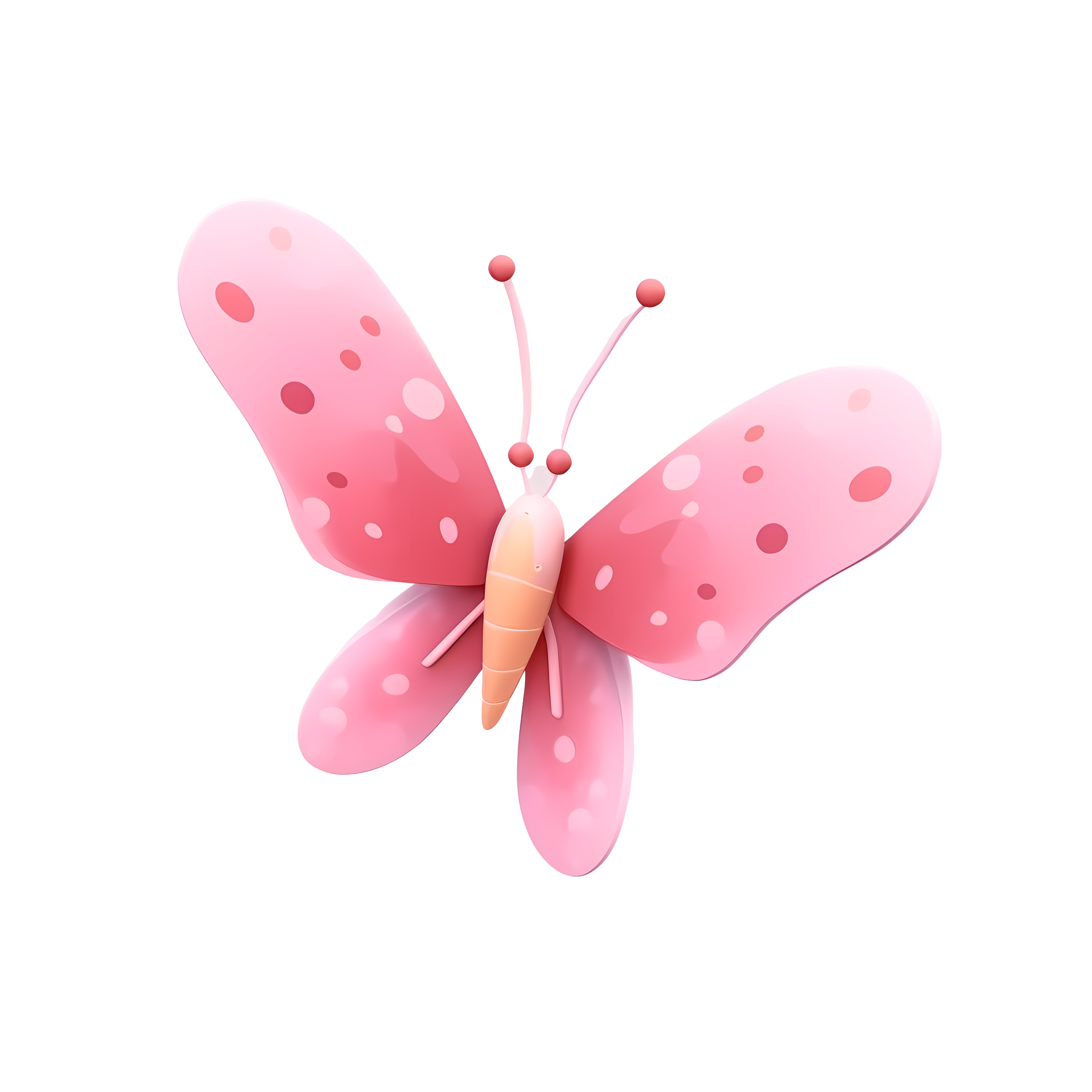 Commercially usable beautiful butterfly illustration