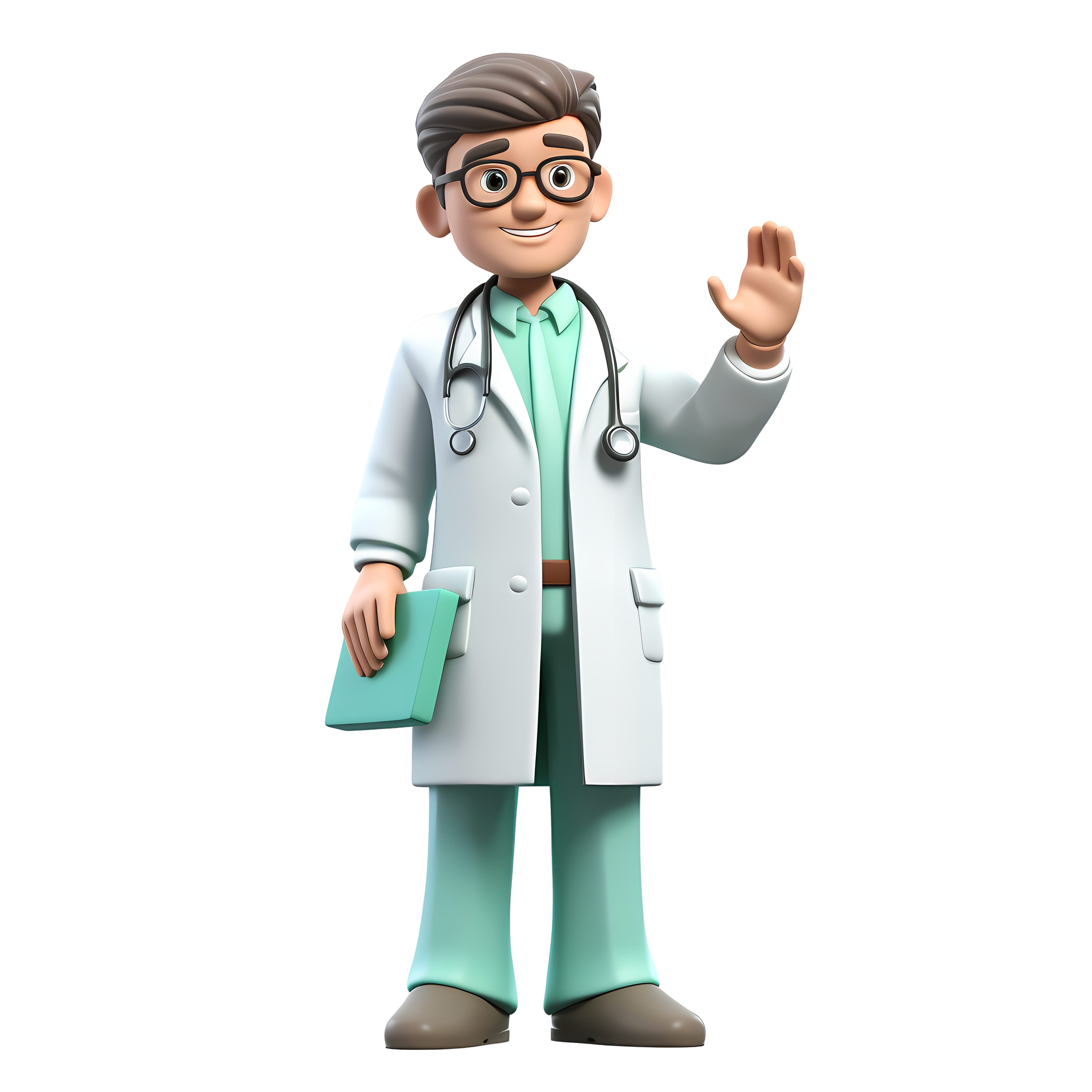 Medical-themed illustration design materials