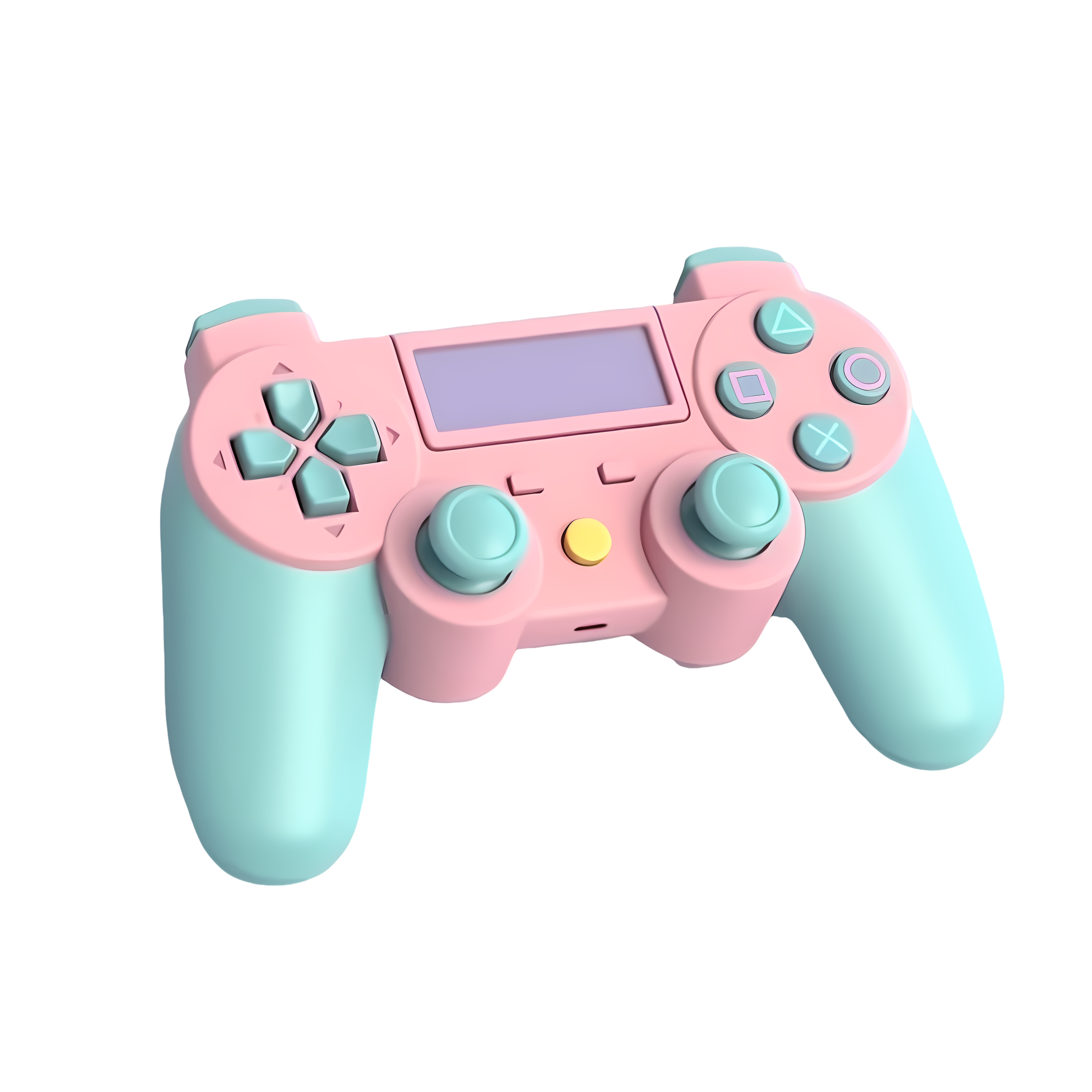 Gummy Color Game Controller PNG Illustration