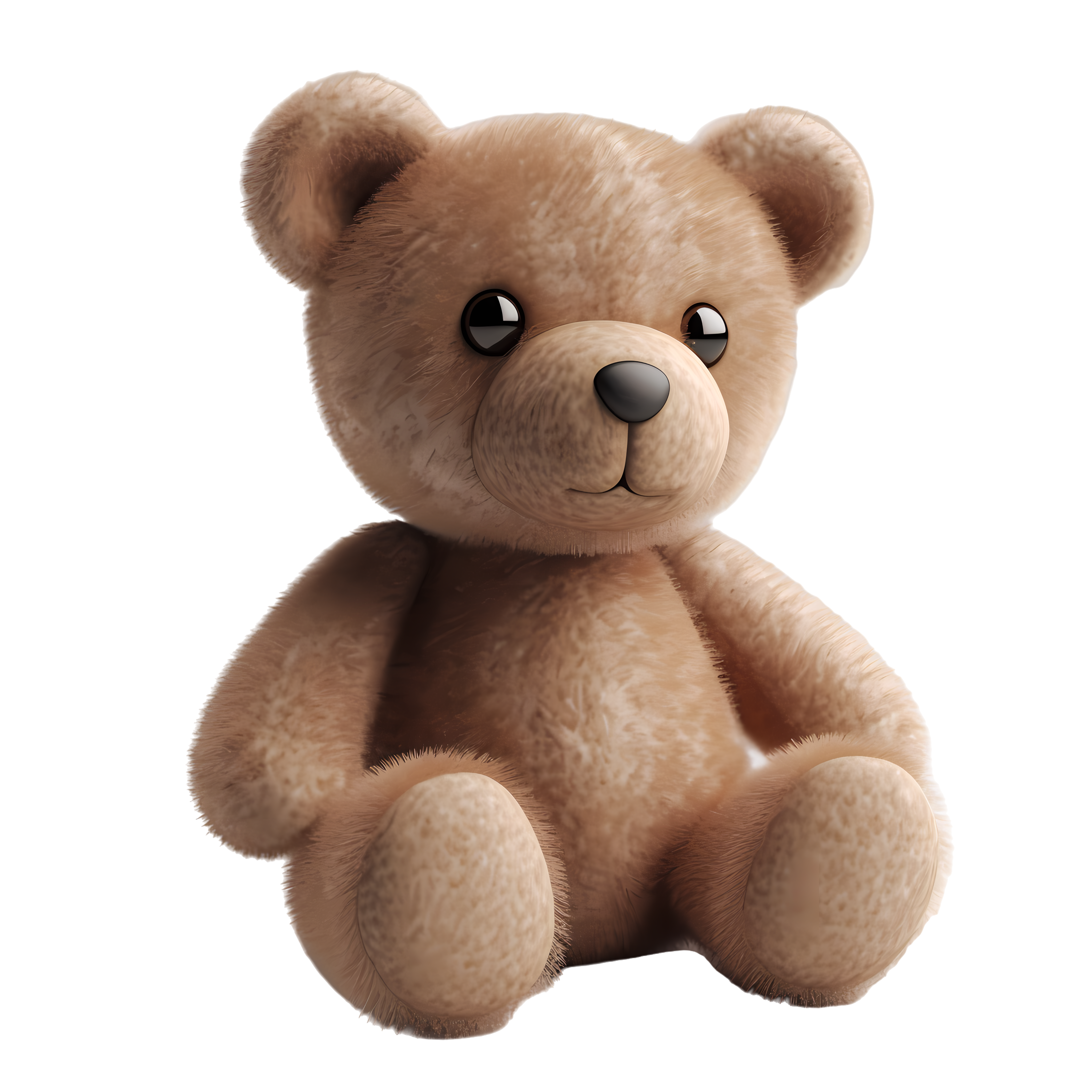Cute bear illustration PNG for children's toys