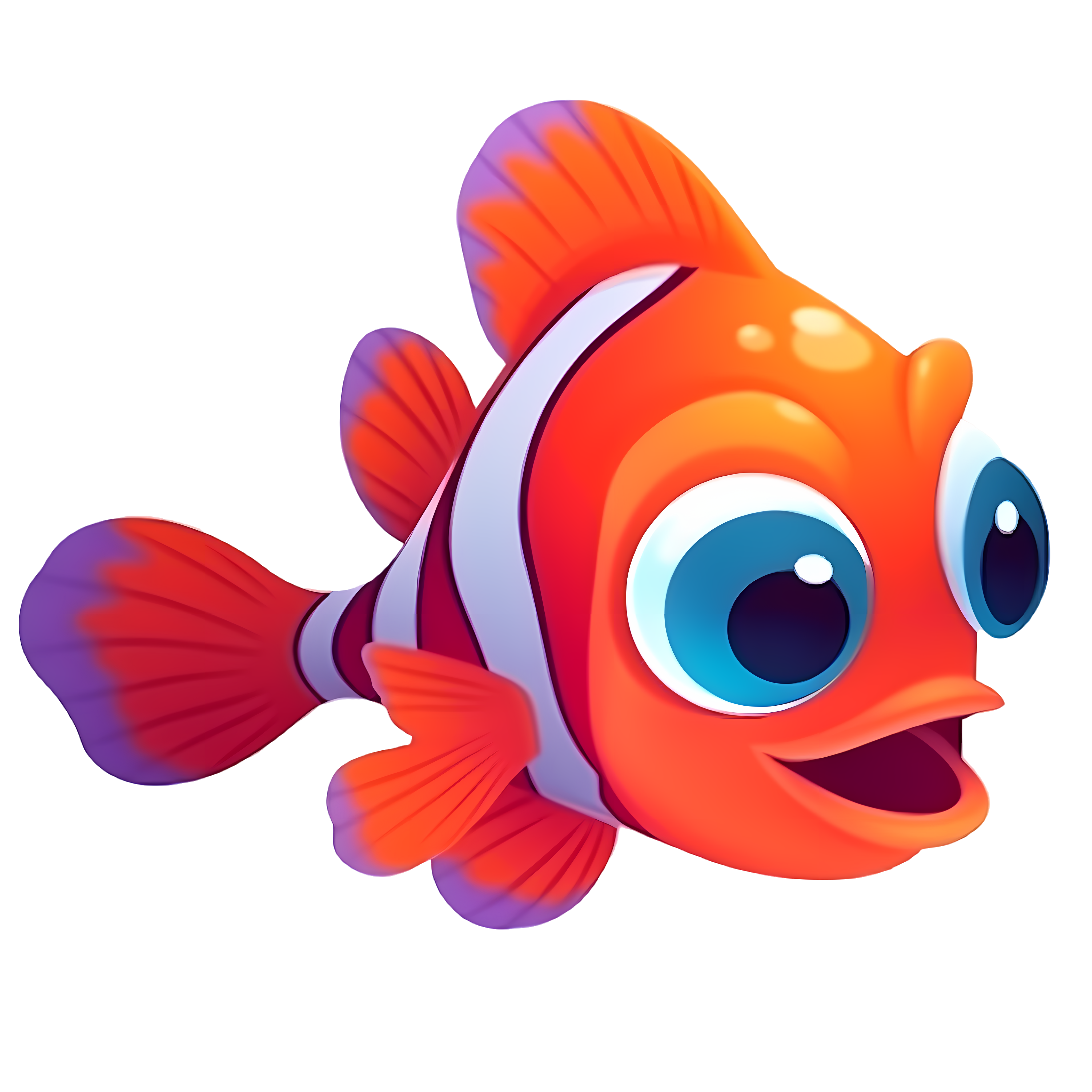 Cartoon fish vector graphic material
