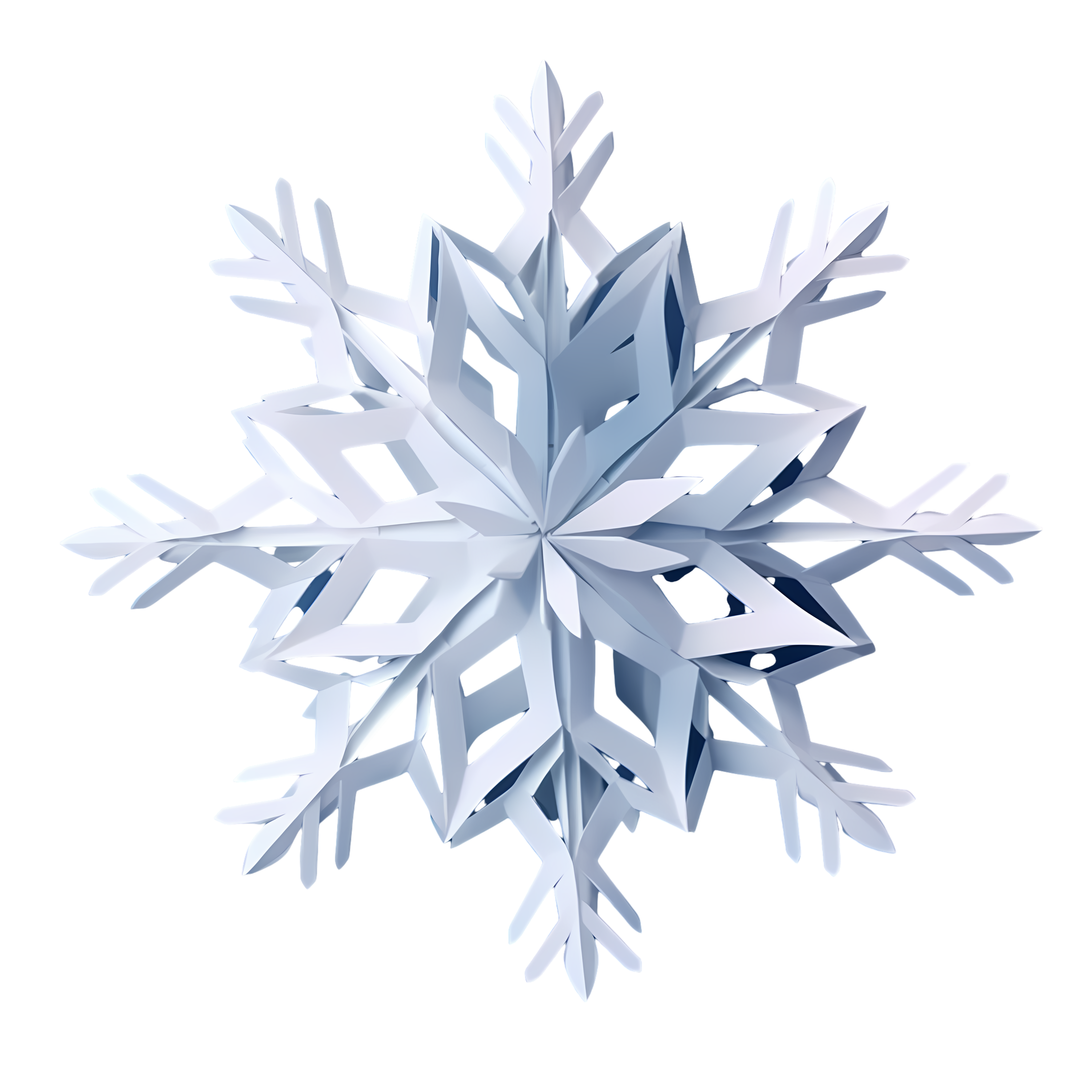 Poetic Ice and Snow Creative Design PNG Graphic Material