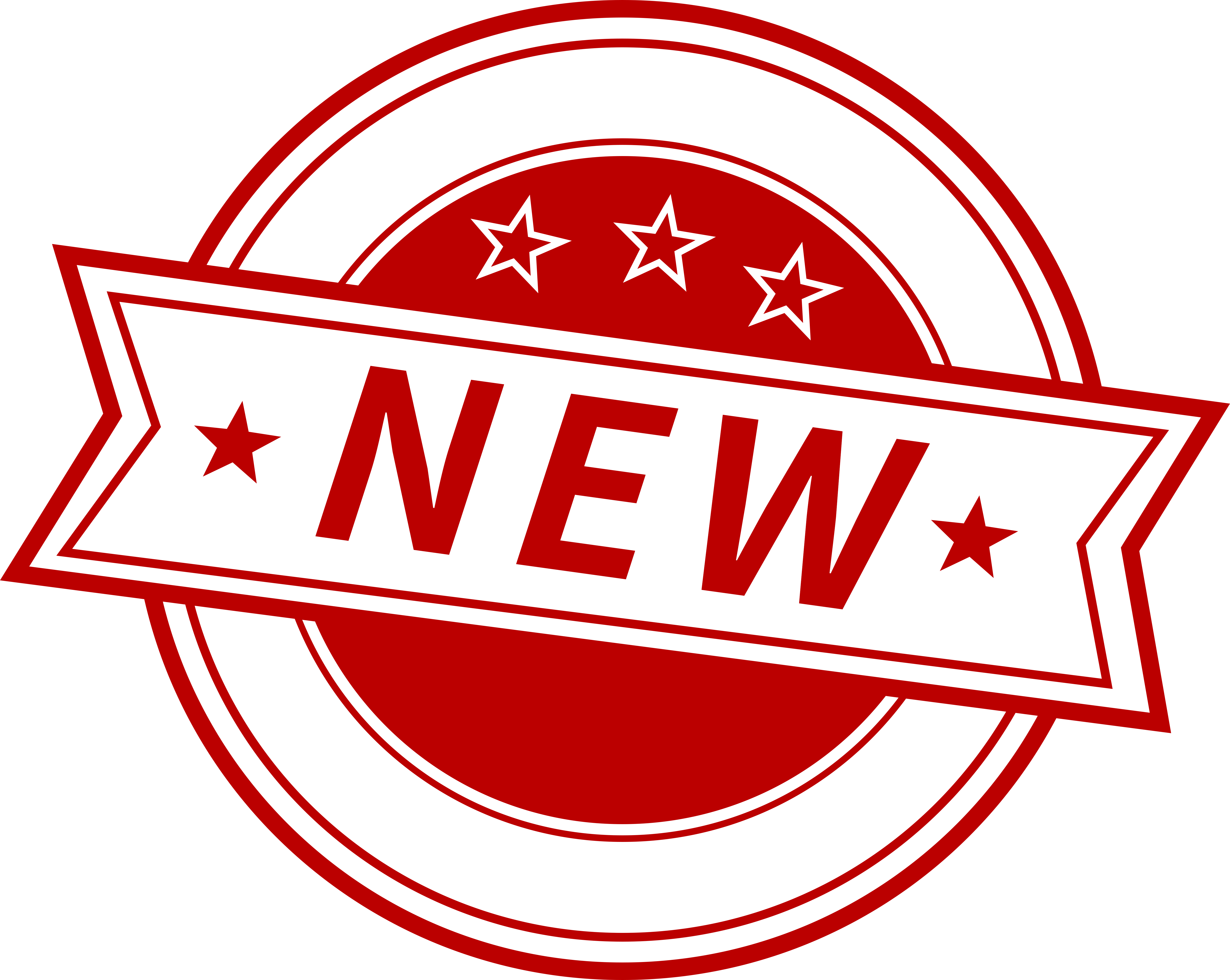 New Label Creative PNG Graphic Material Design