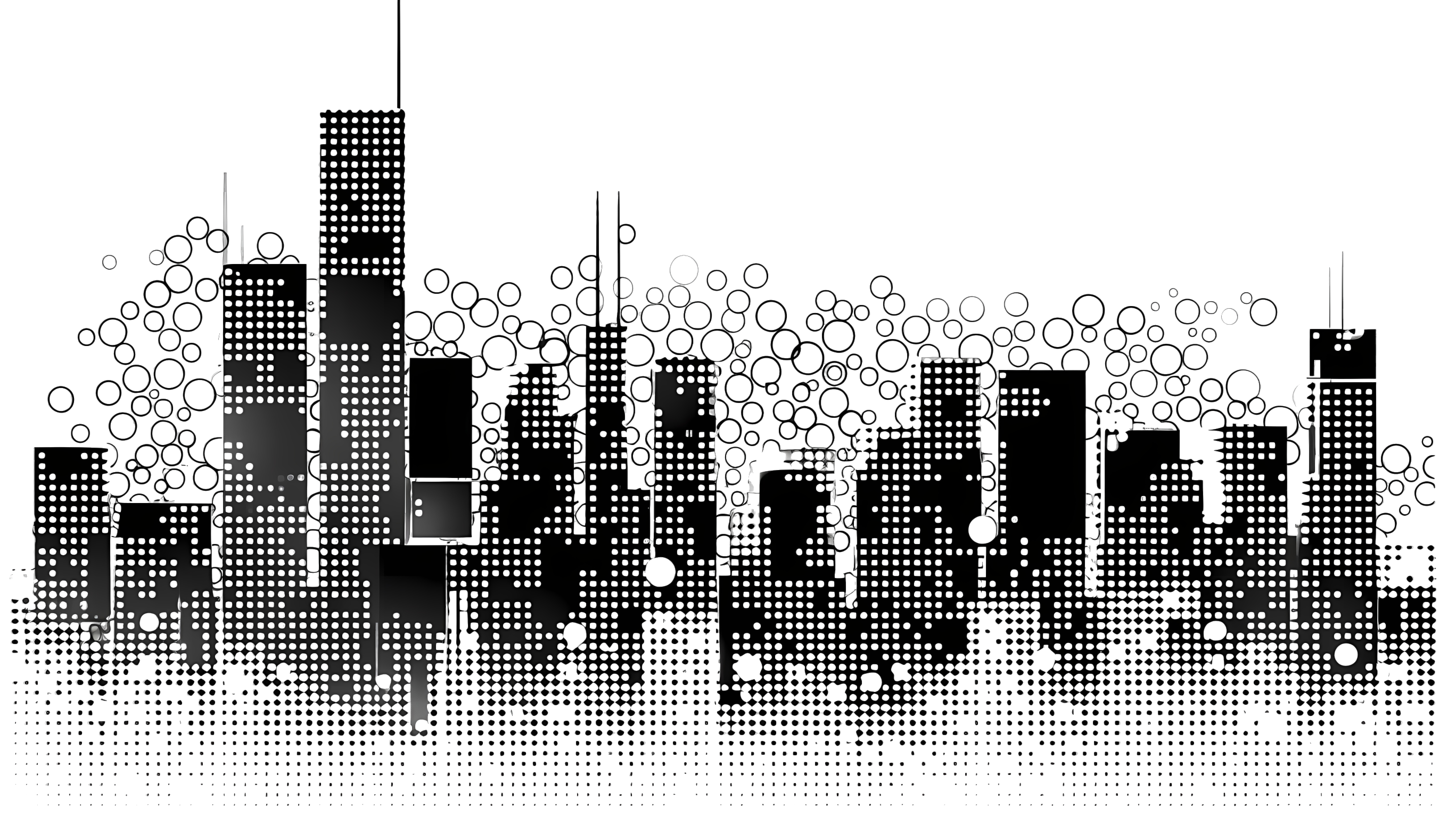 Minimalist Urban Landscape Illustration Design