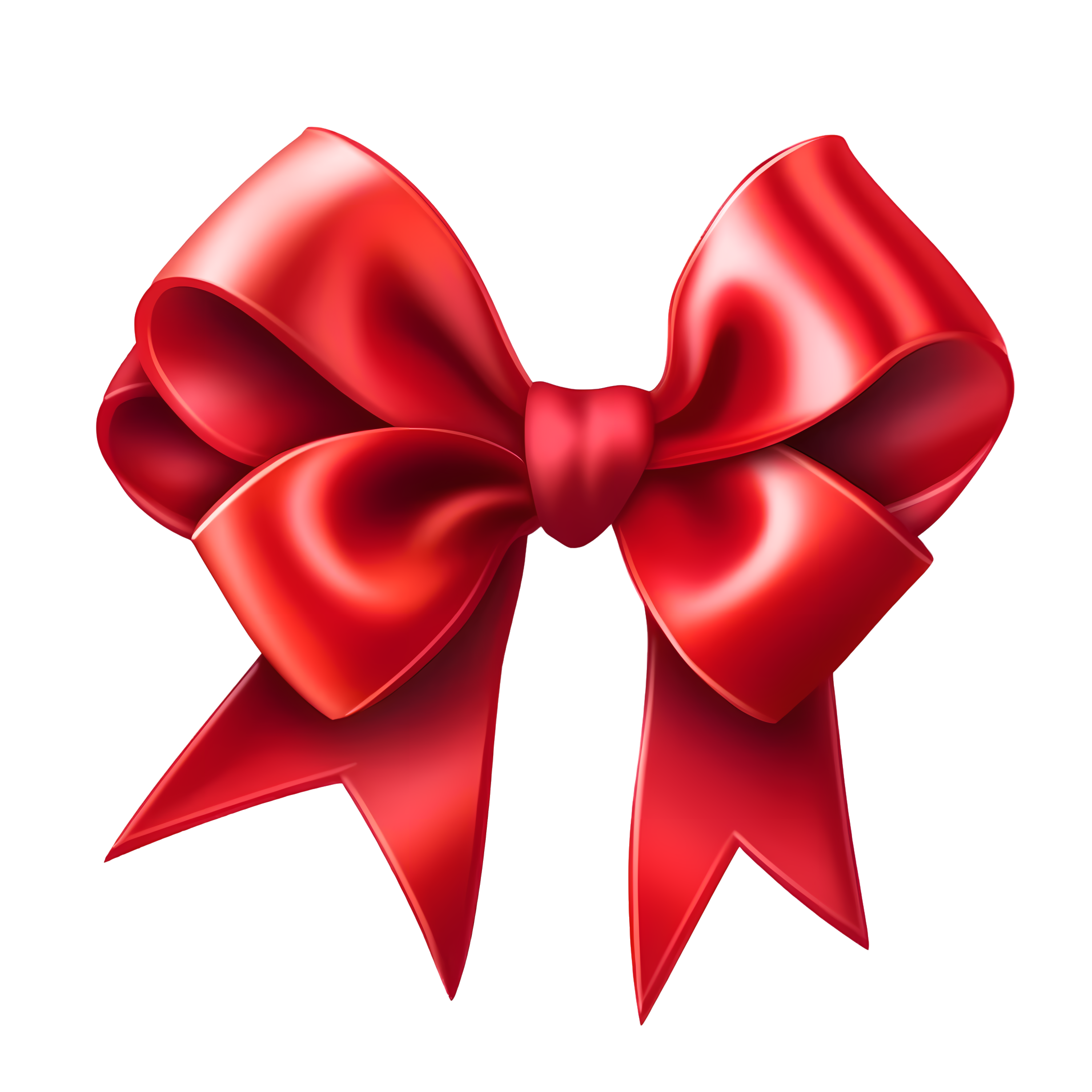 Minimalist illustration design elements high-definition PNG material - orange gift bow vector