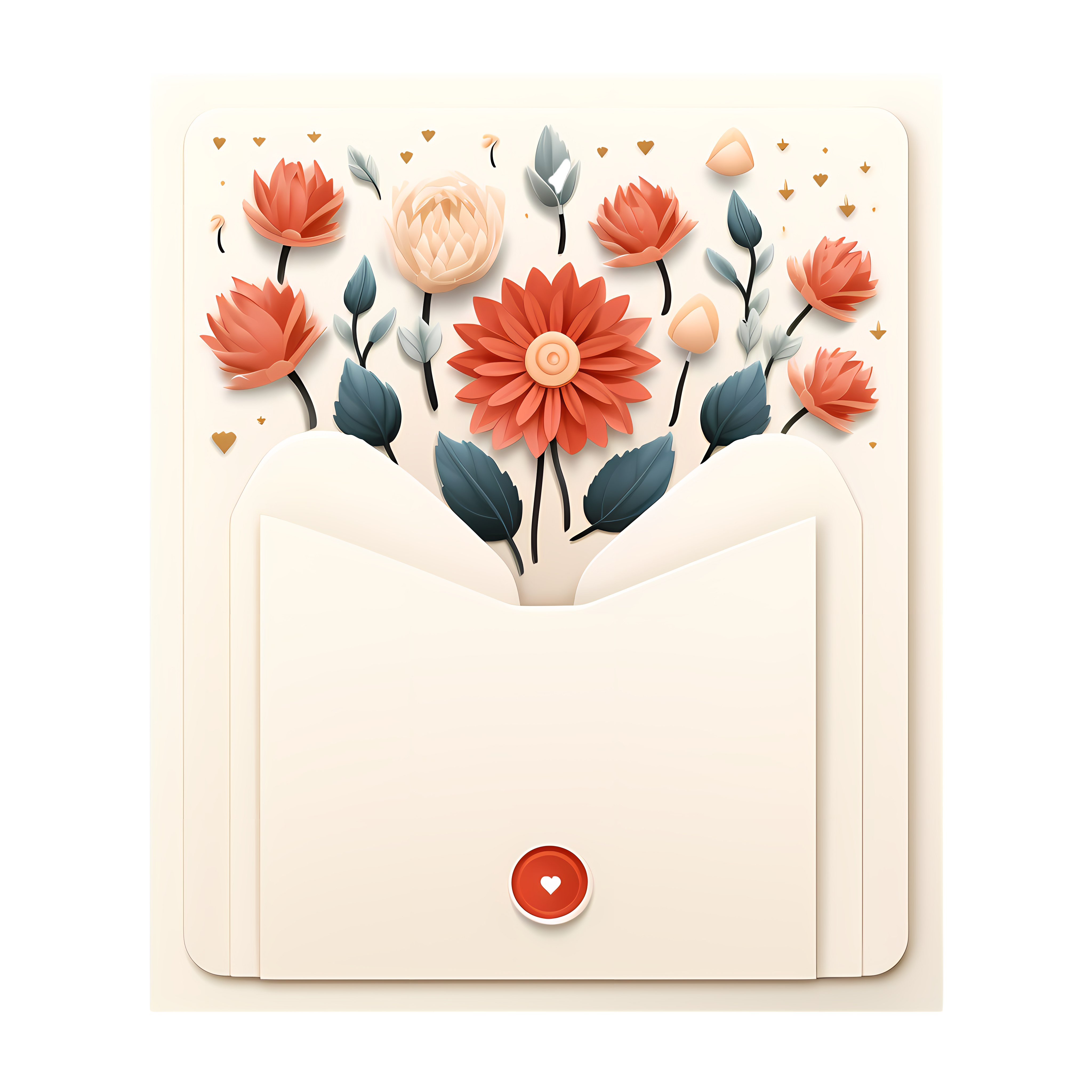 Cute illustration greeting card