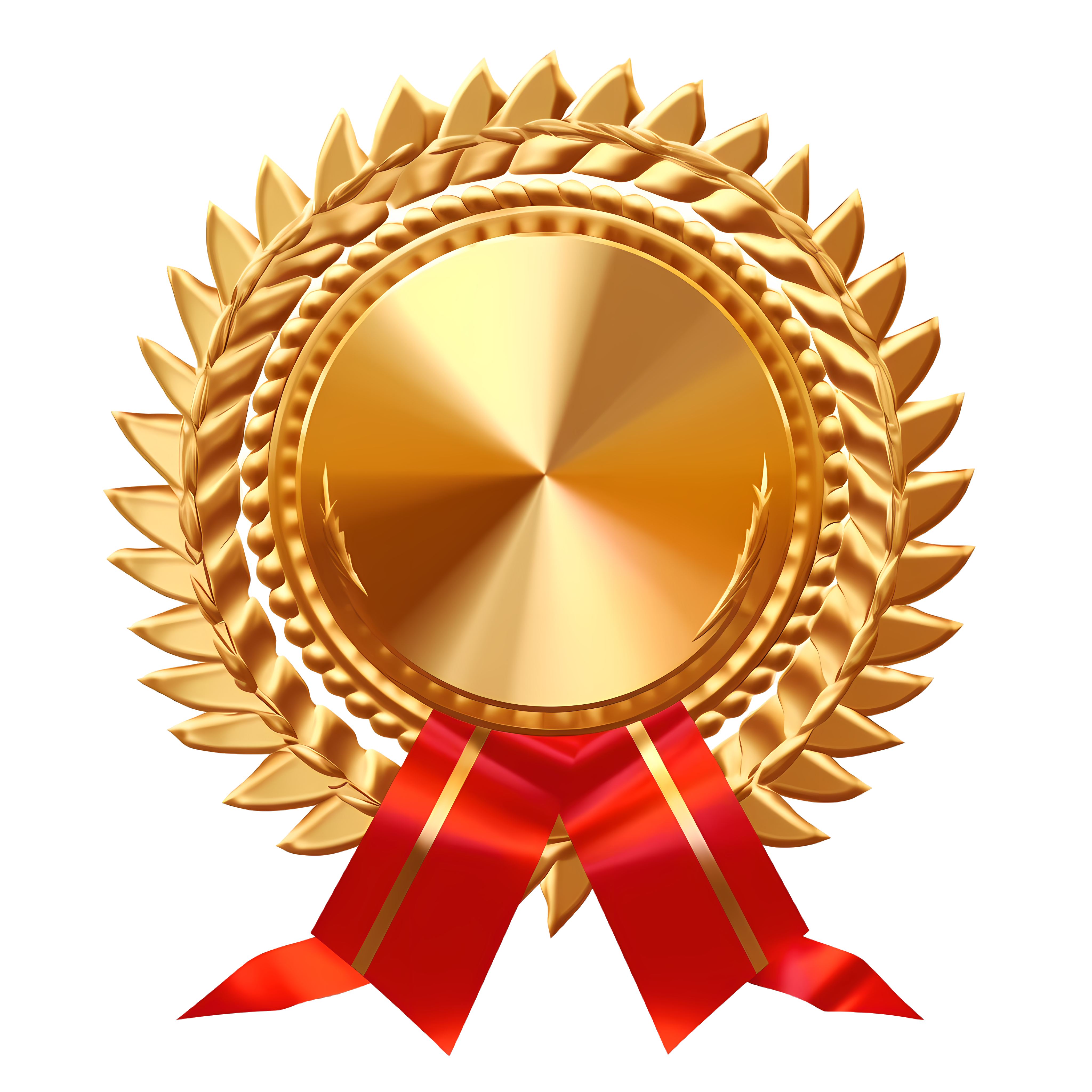Golden Edge Flower Ring Trophy