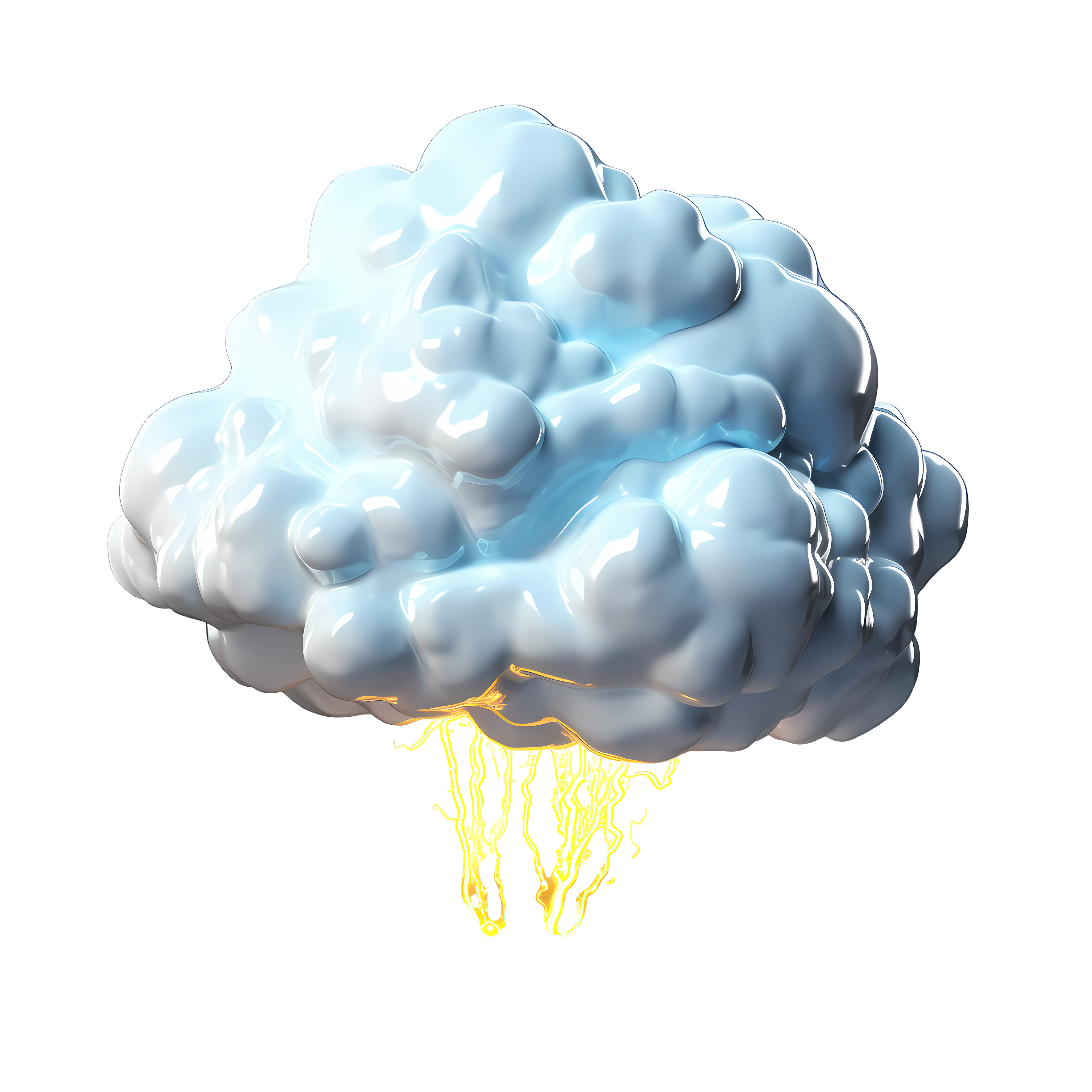 White Lightning Cloud