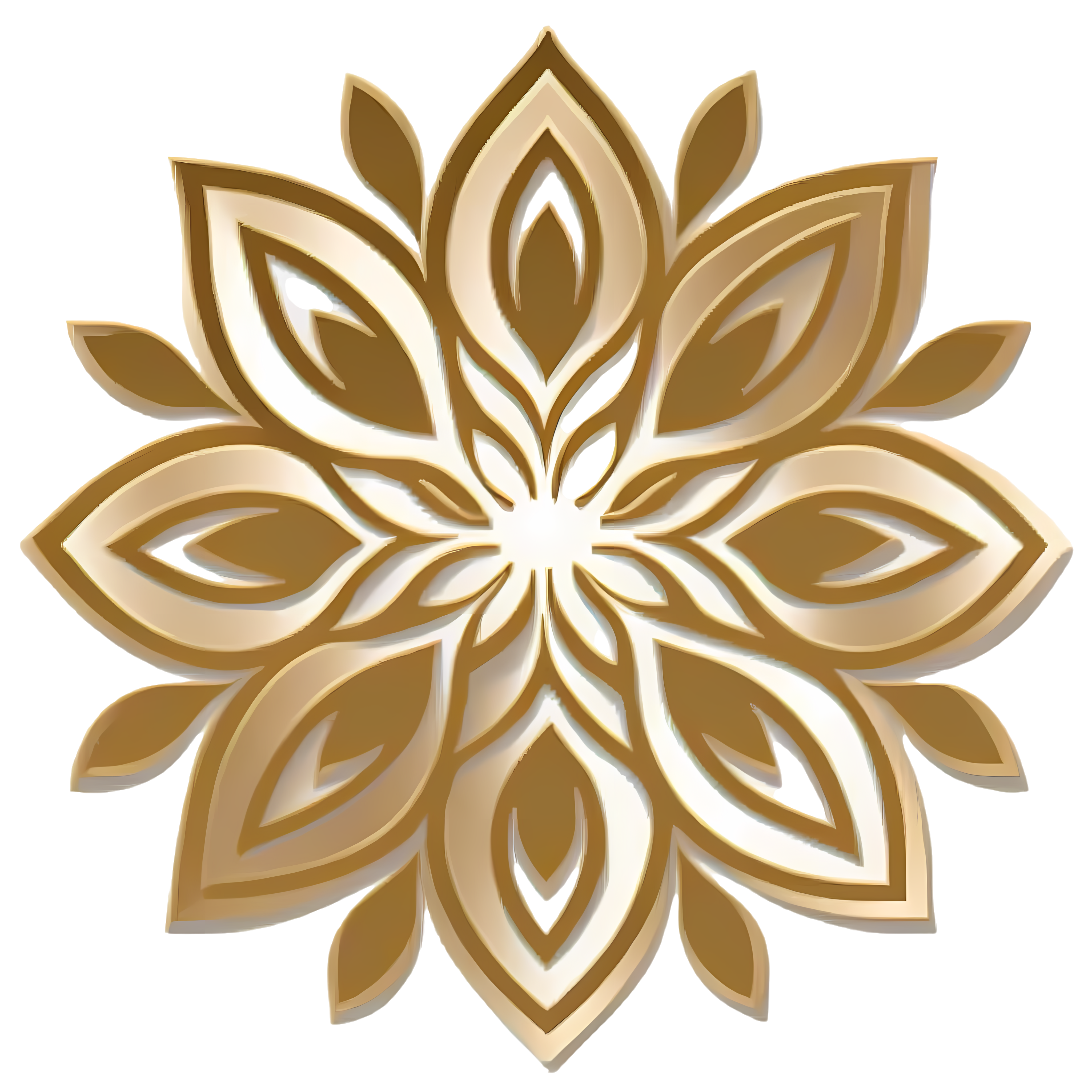 Golden flower icon