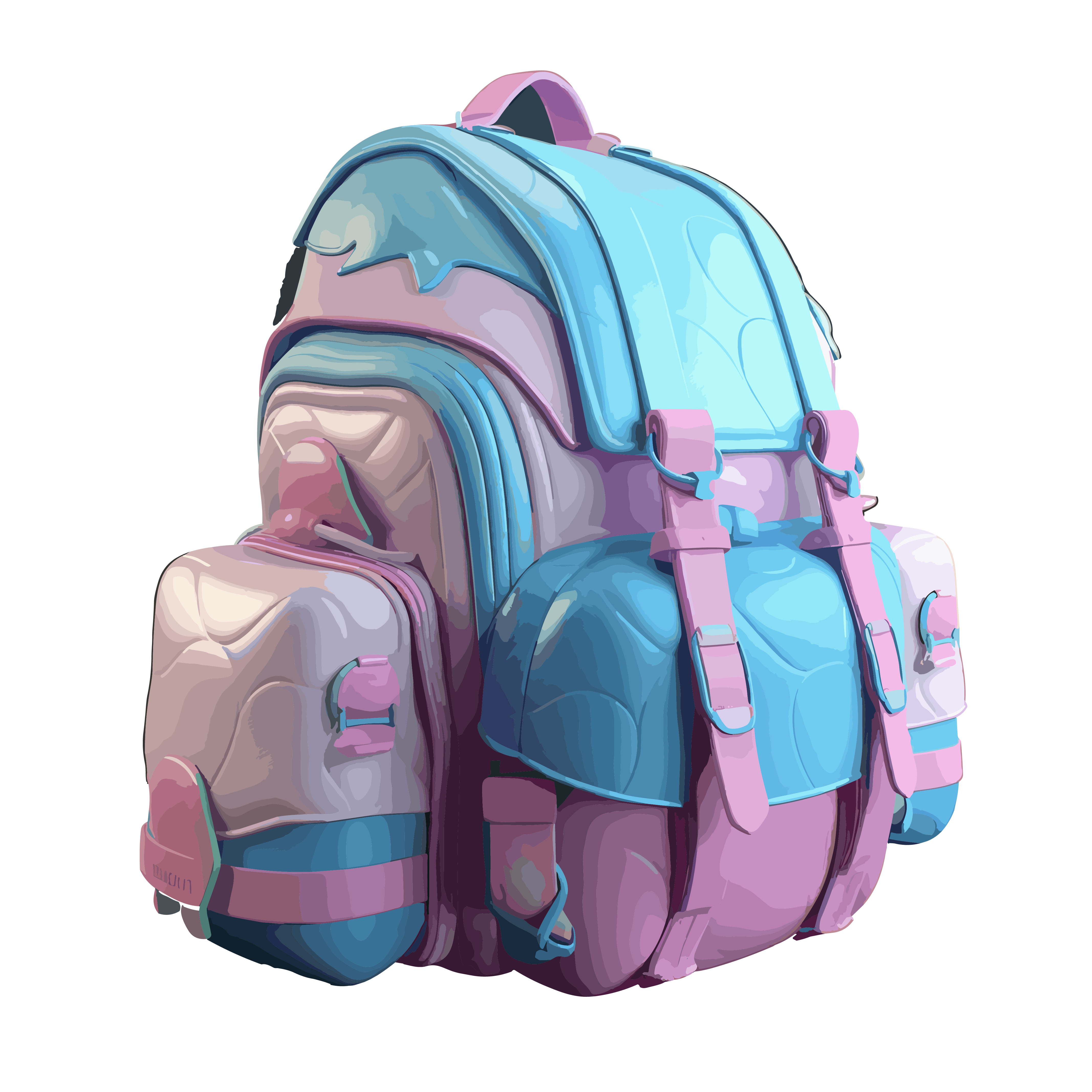 Playful Color Series 3D Backpack