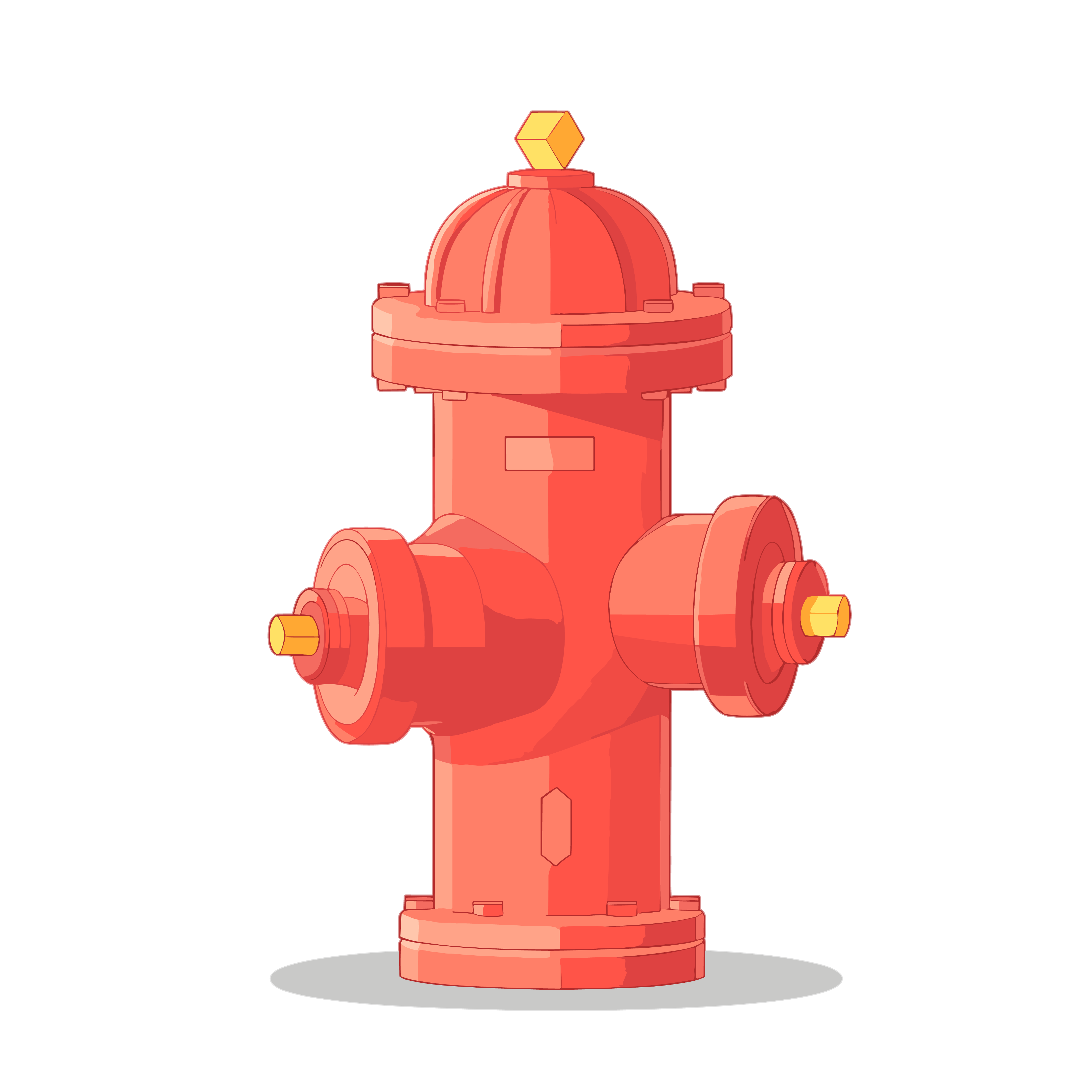 A fire hydrant