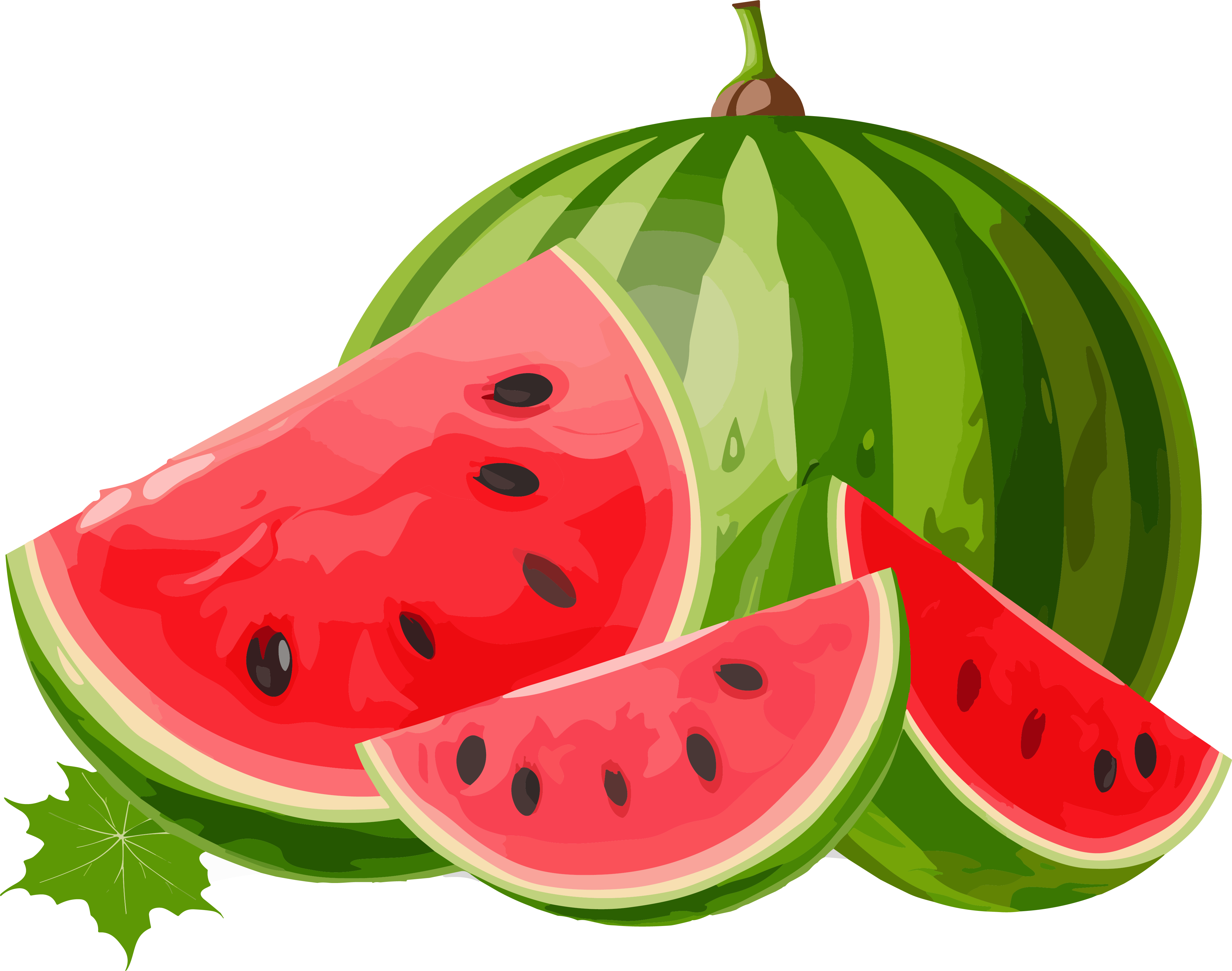 Watermelon slice element