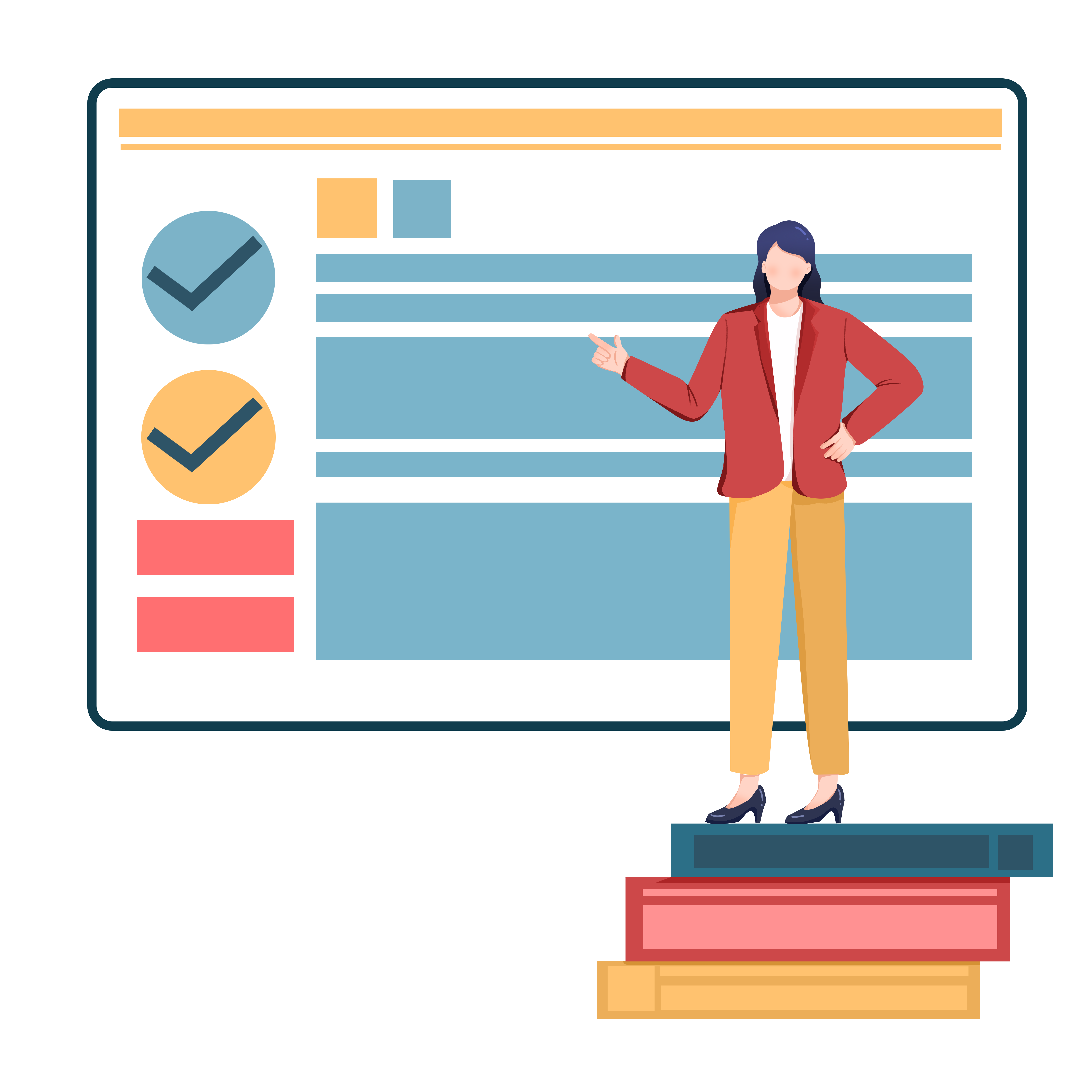 Workplace Onboarding Training Illustration Materials