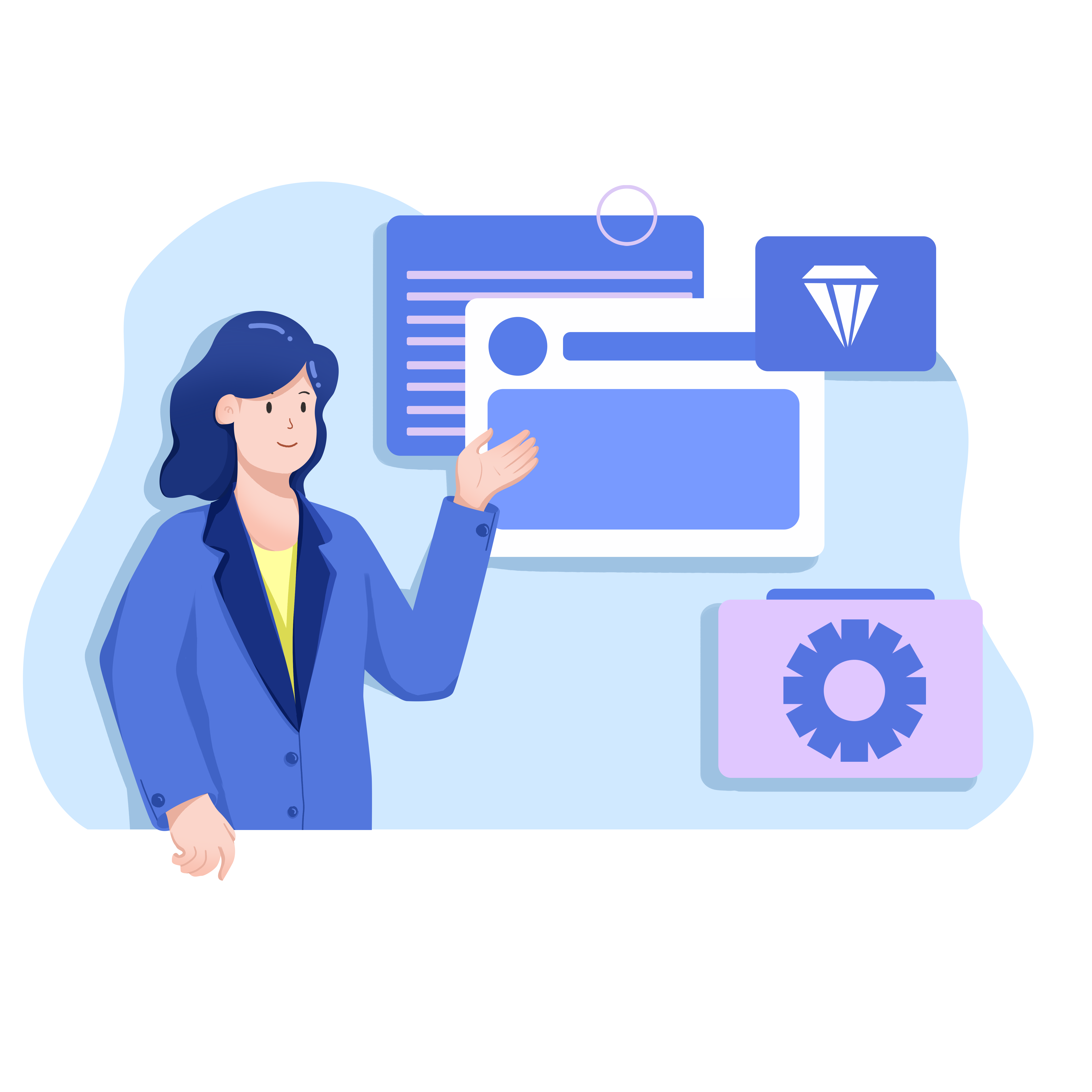 Onboarding Training Illustration Materials