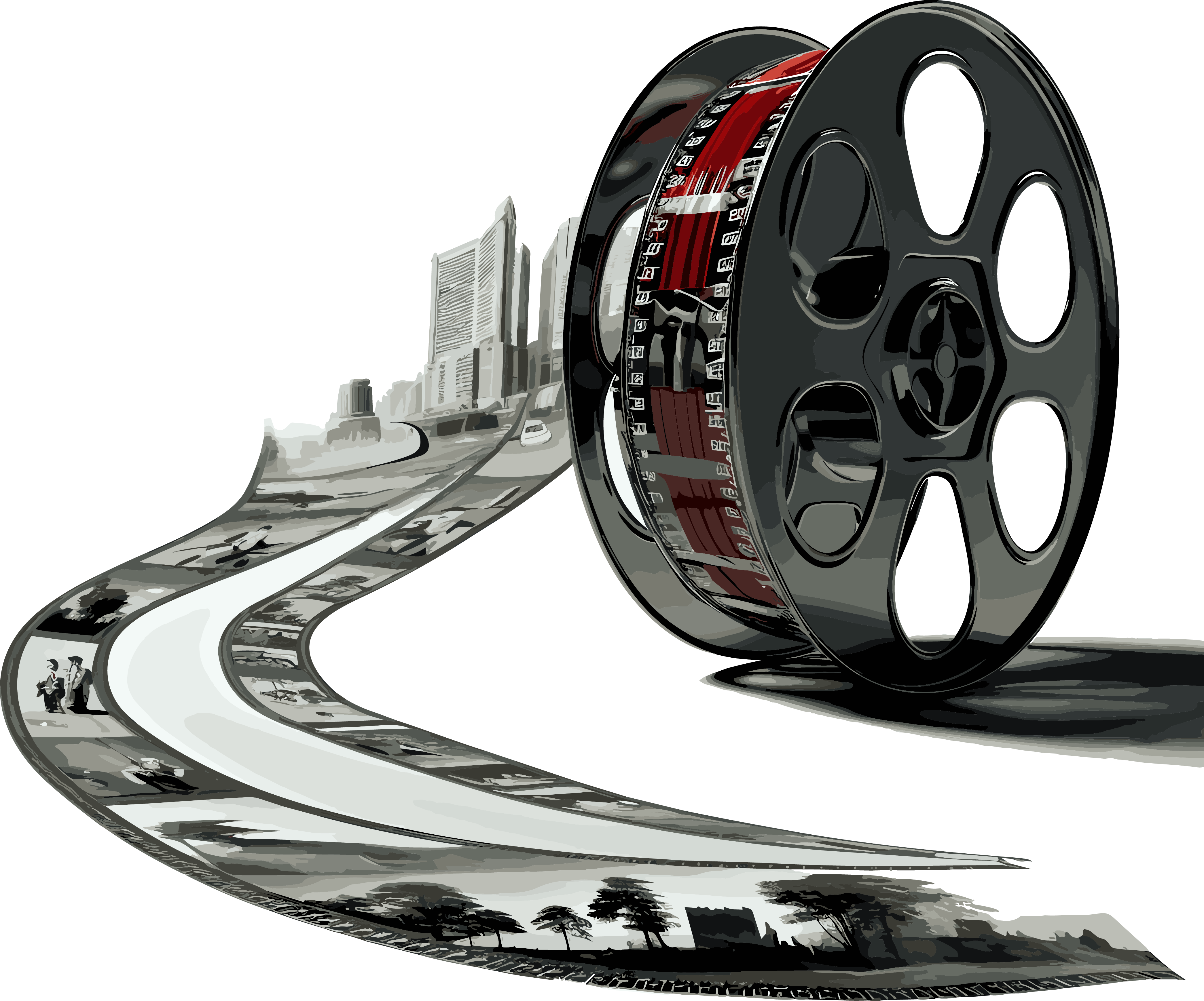 Transparent background high-definition PNG movie posters and film clip art elements