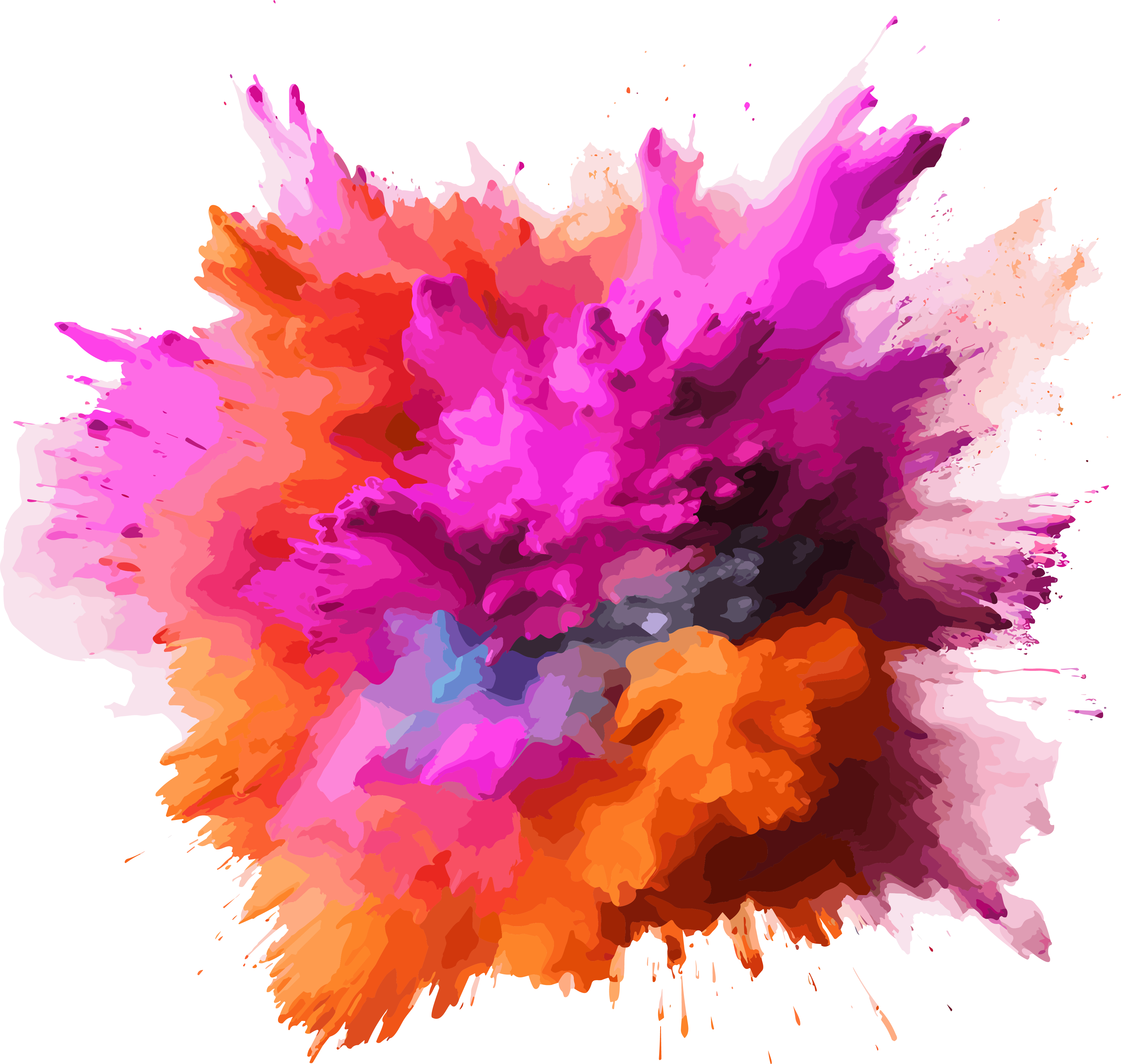 High-definition PNG graphic material in light orange and magenta, representing the fusion of Eastern and Western cultures.