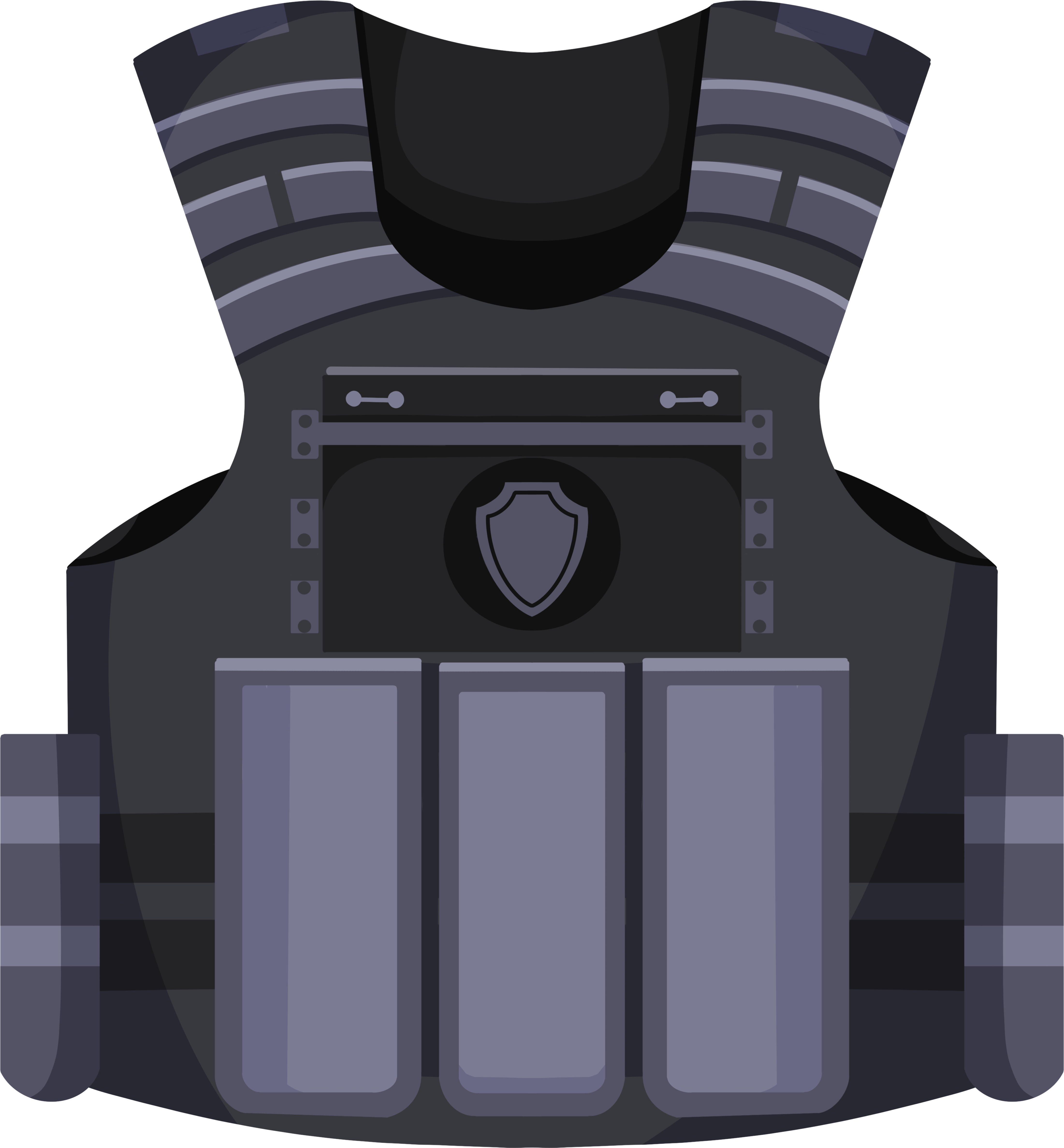 Military black bulletproof vest can be commercially illustrated