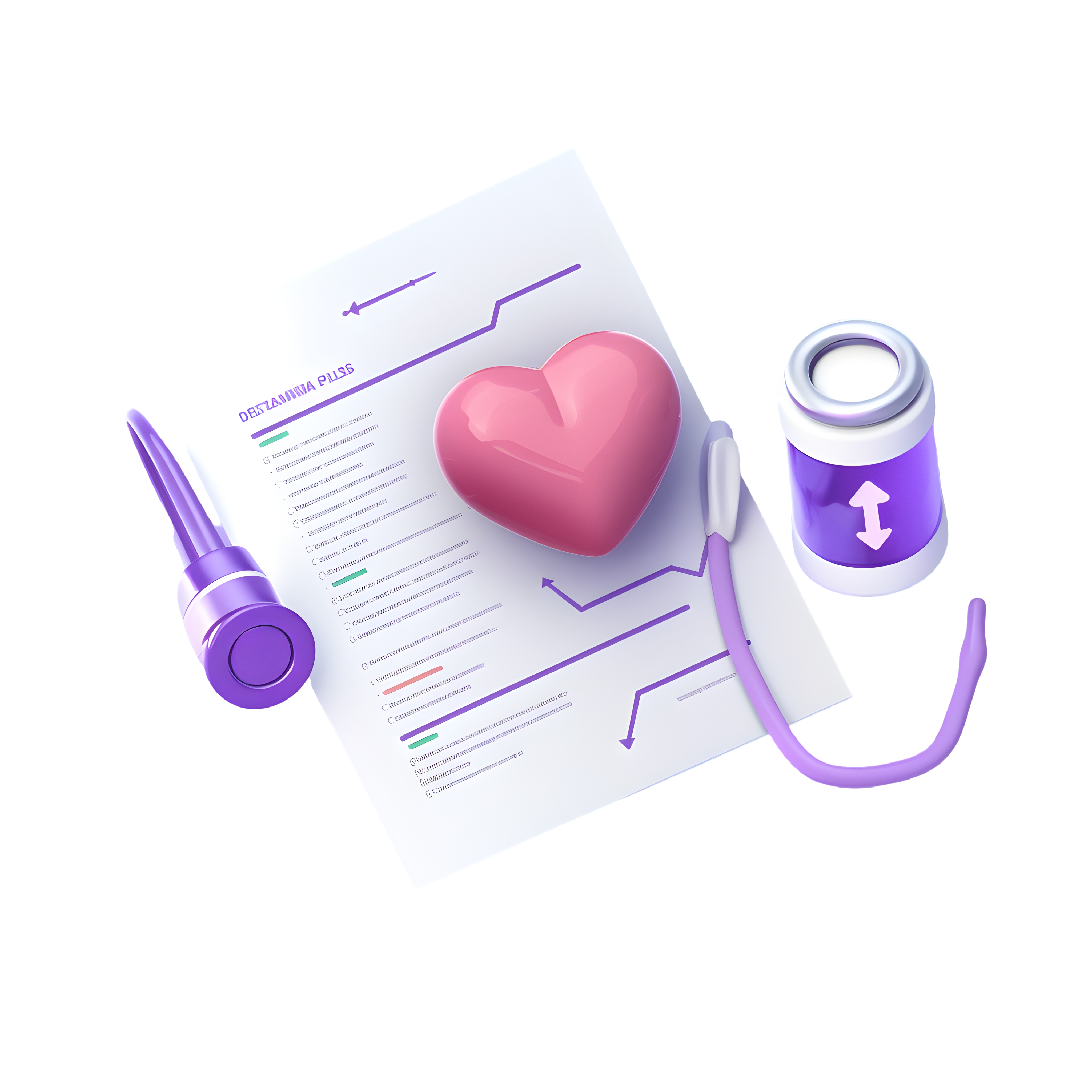Medical document illustration materials