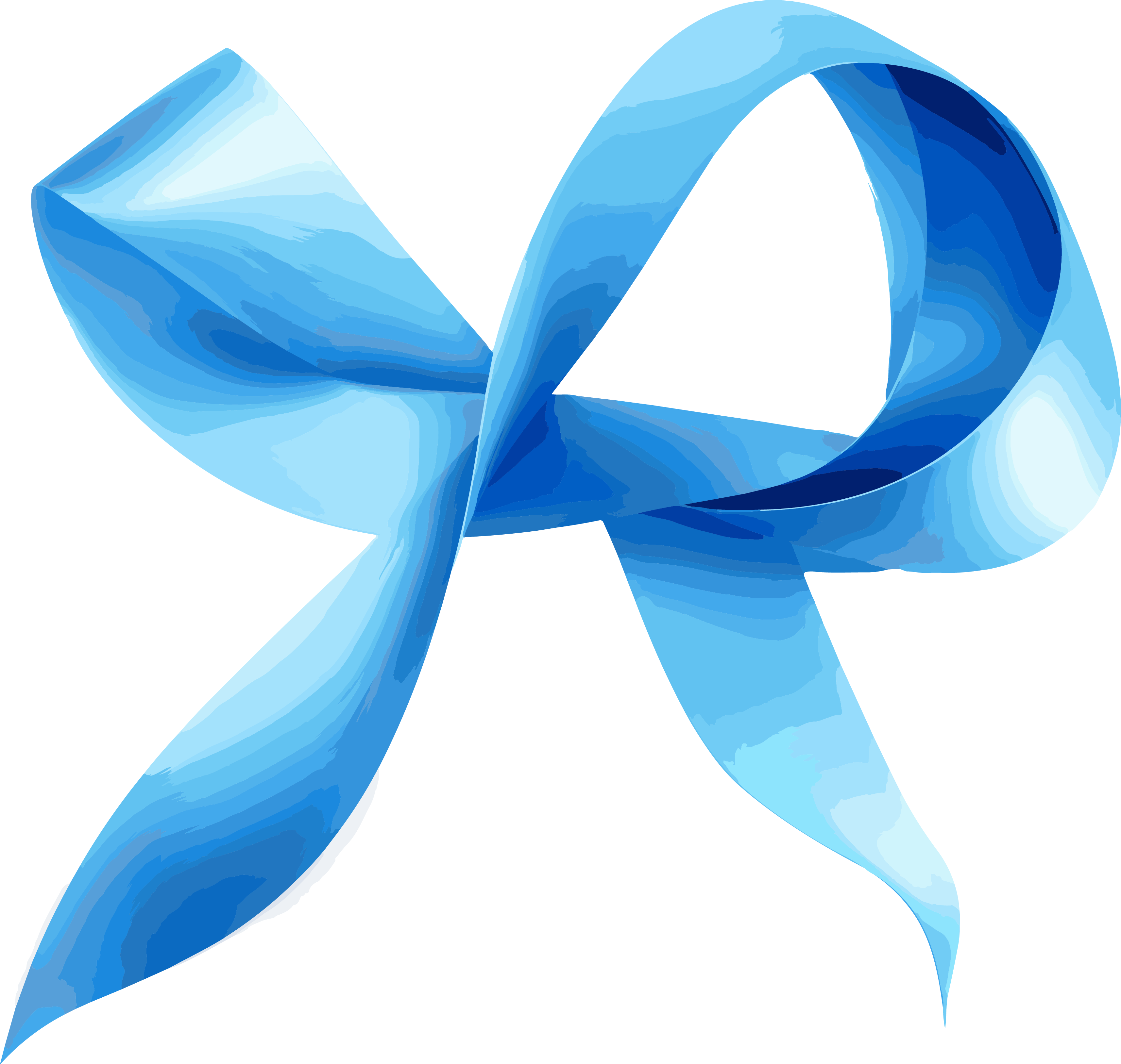 Blue and white bow tie pattern PNG material