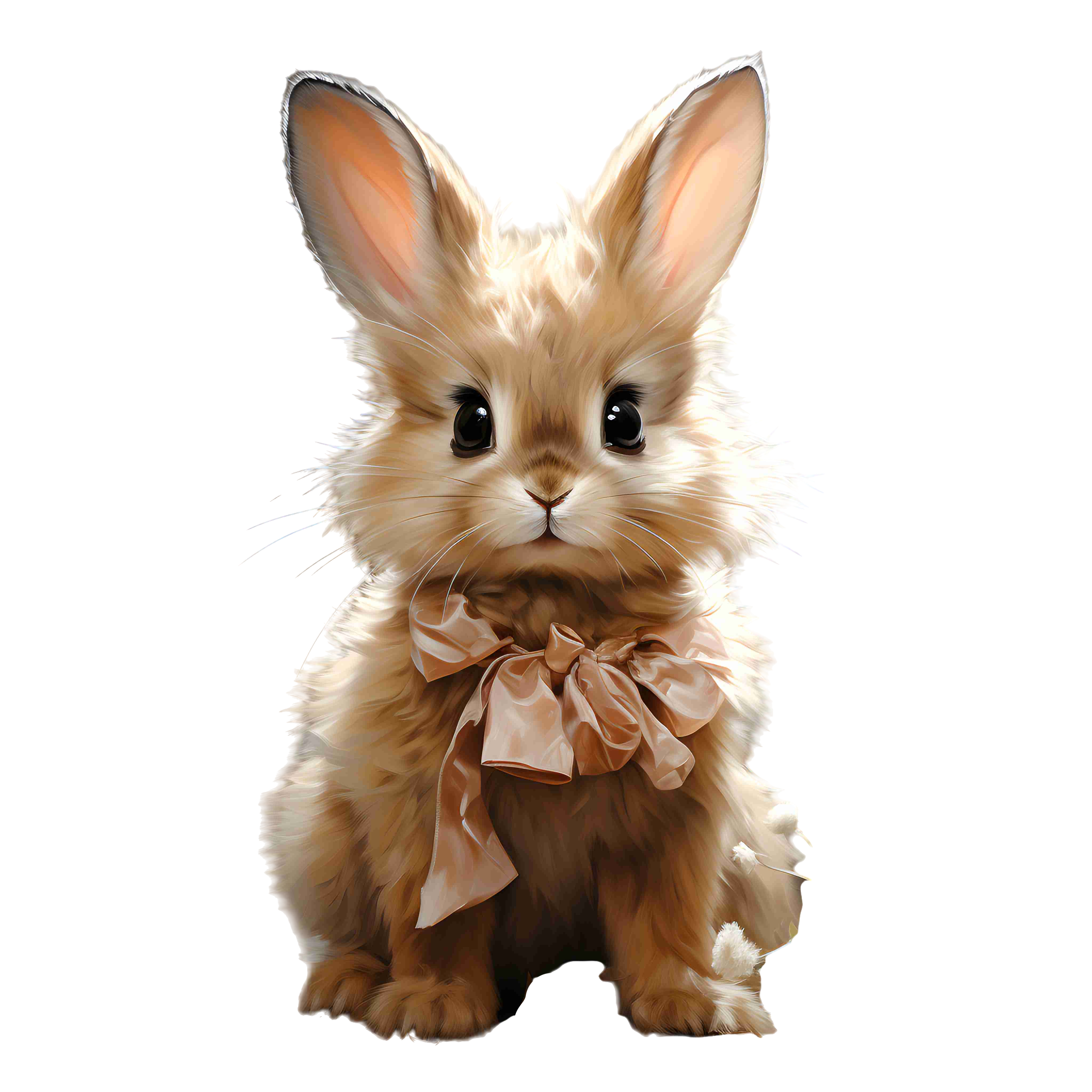 Cute bunny baby wearing a ballet skirt illustration
