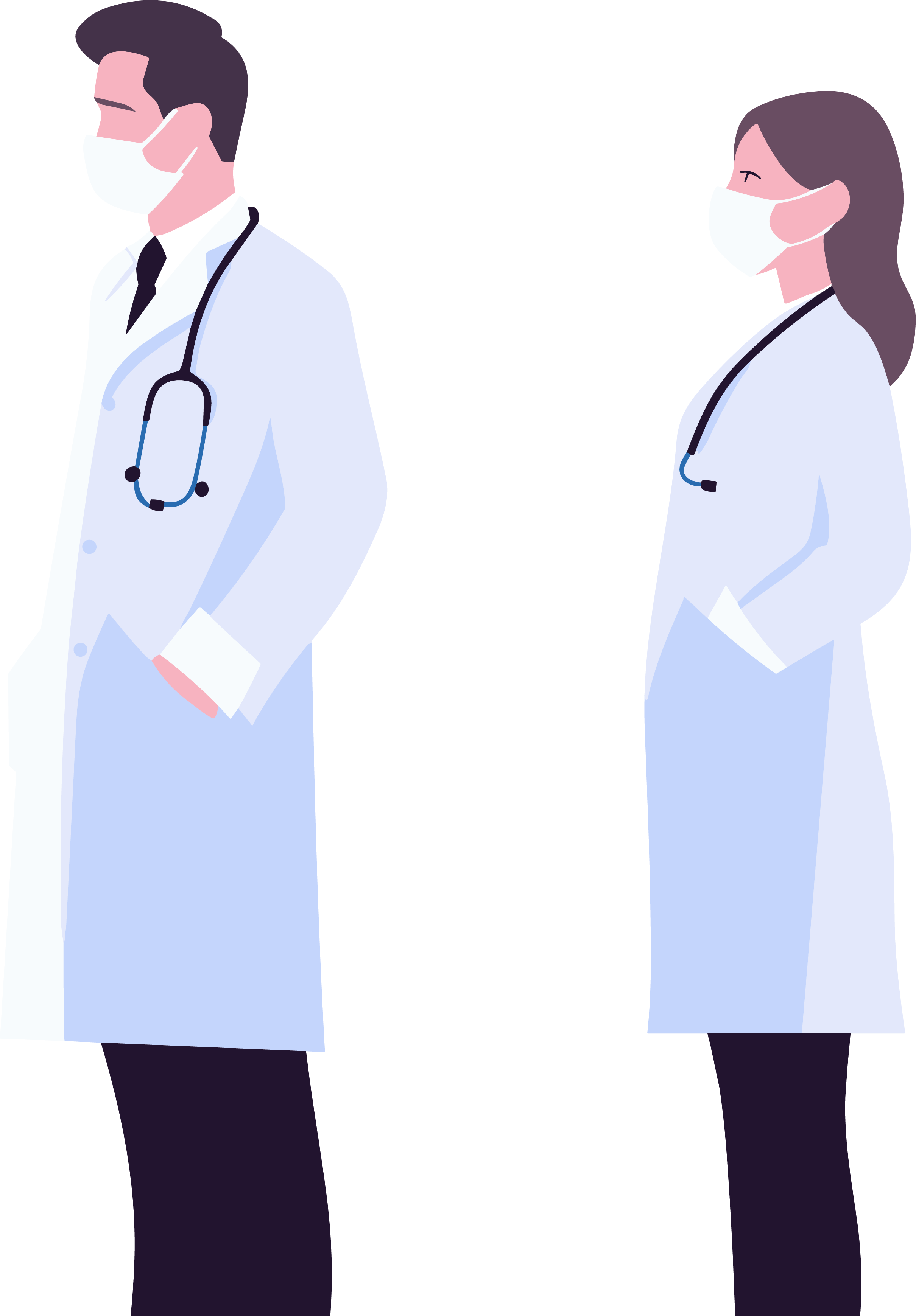 Illustration design materials for attending physicians