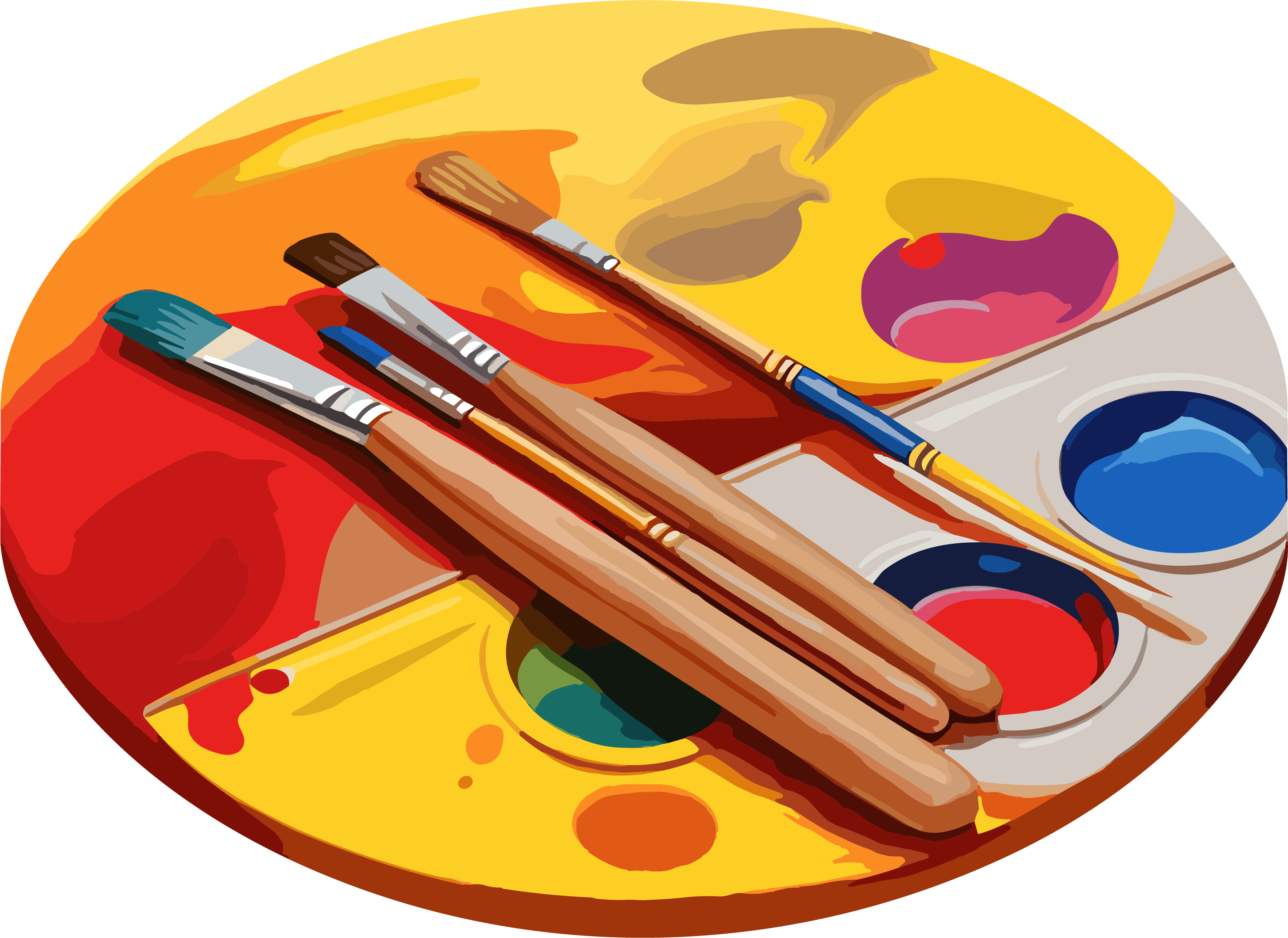 Creative design materials for painting tools