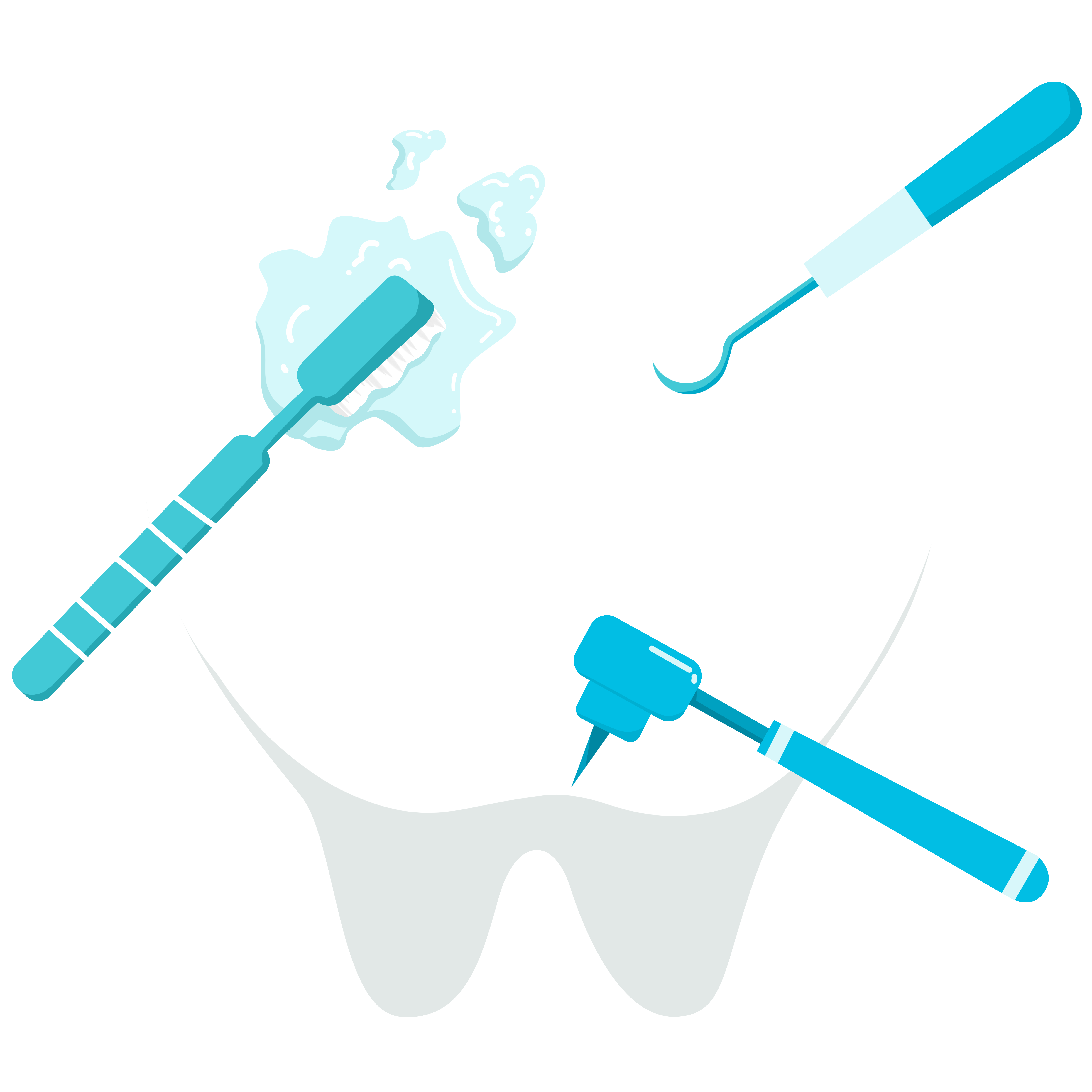Love Teeth Illustration