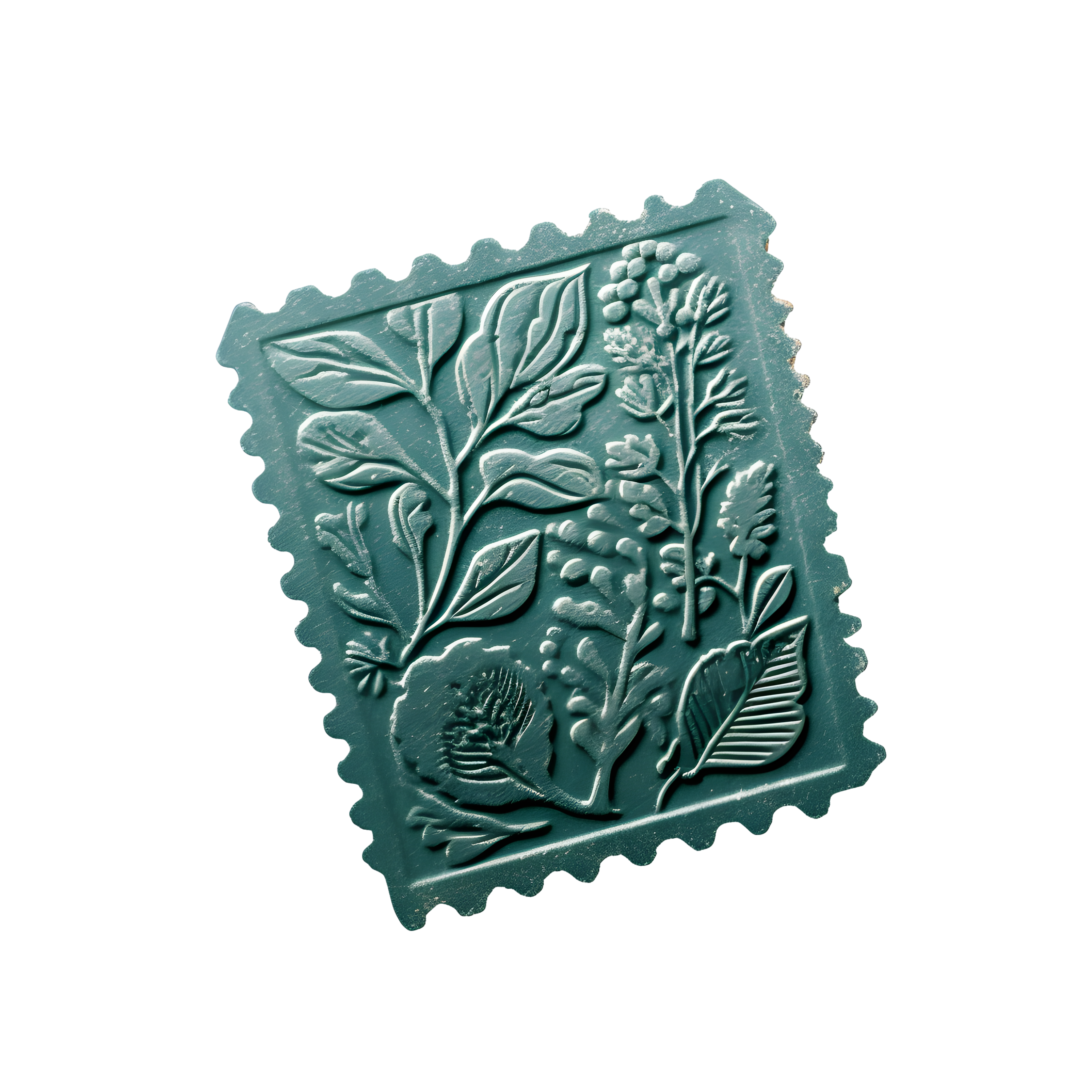 Retro pattern three-dimensional stamp material
