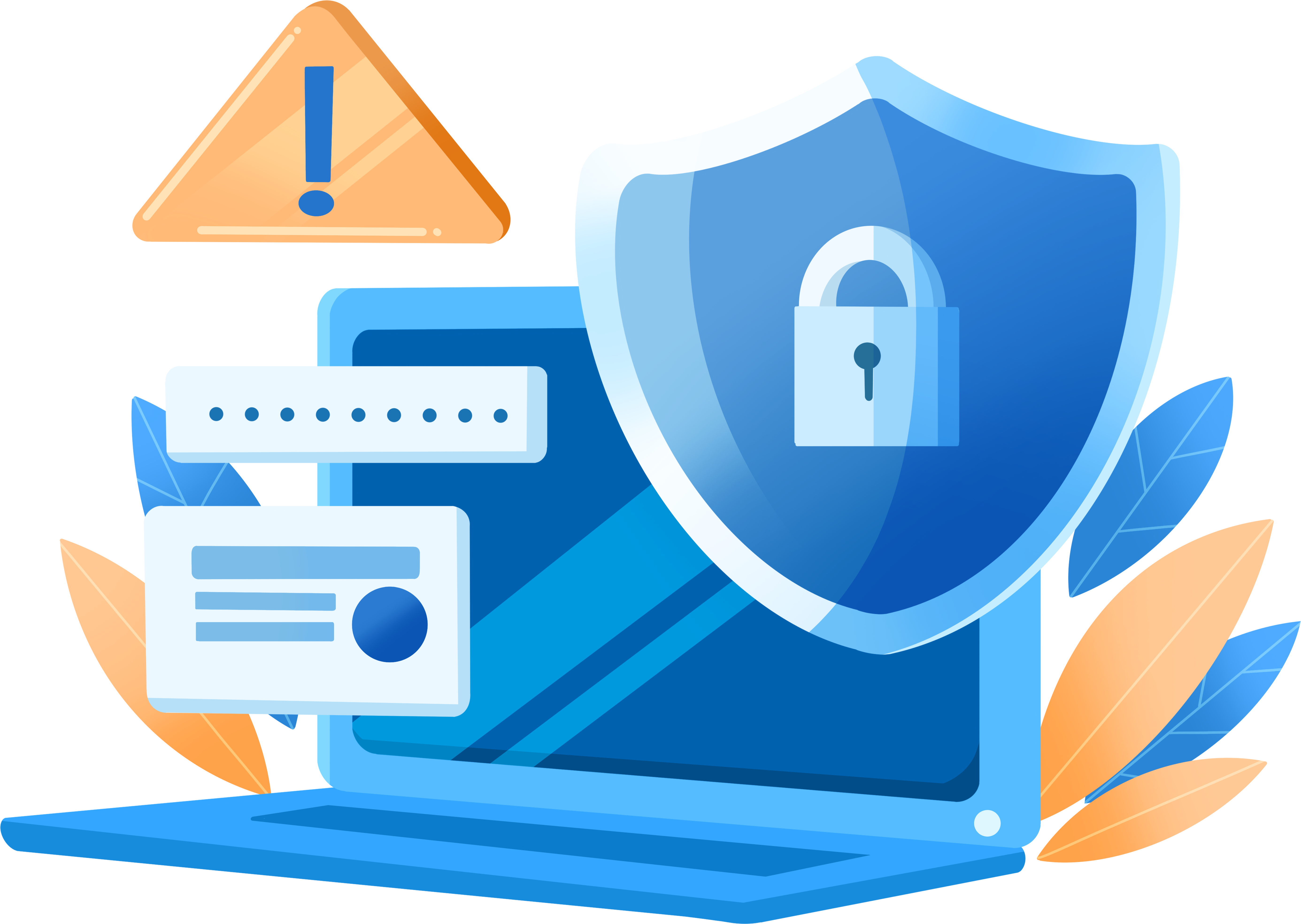 Computer Encryption Security Illustration