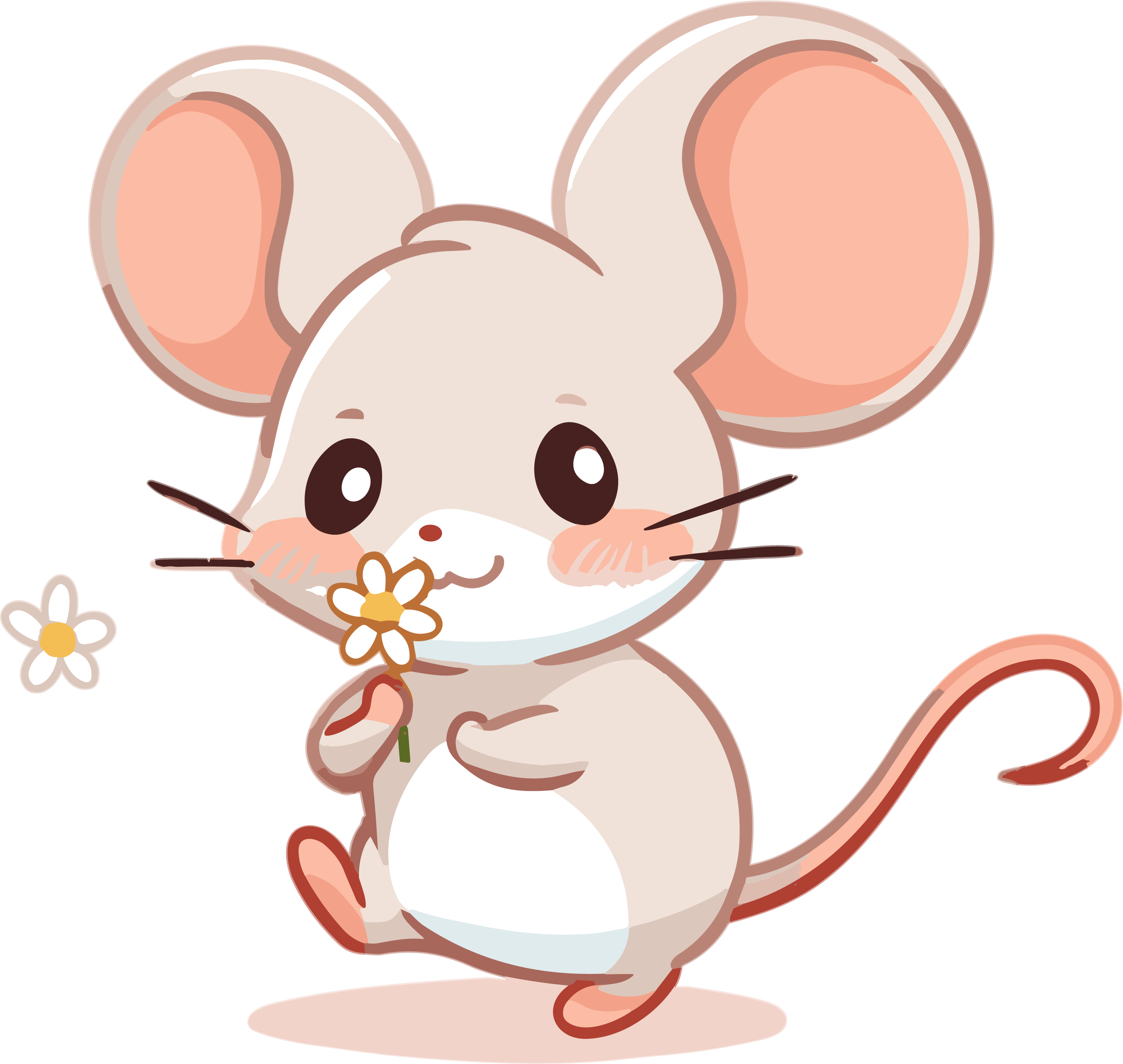 Cartoon mouse elements for commercial use