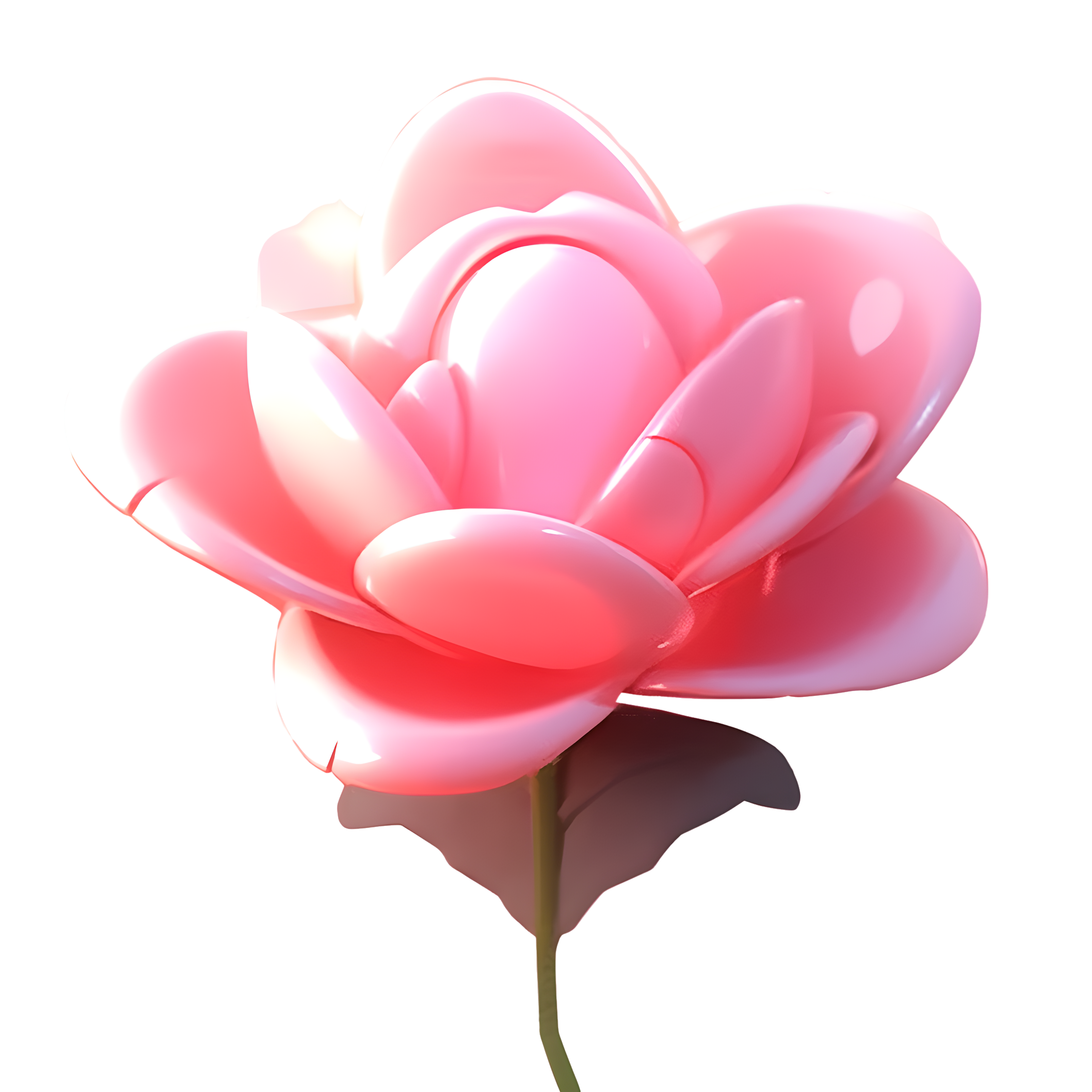 3D rose graphic material