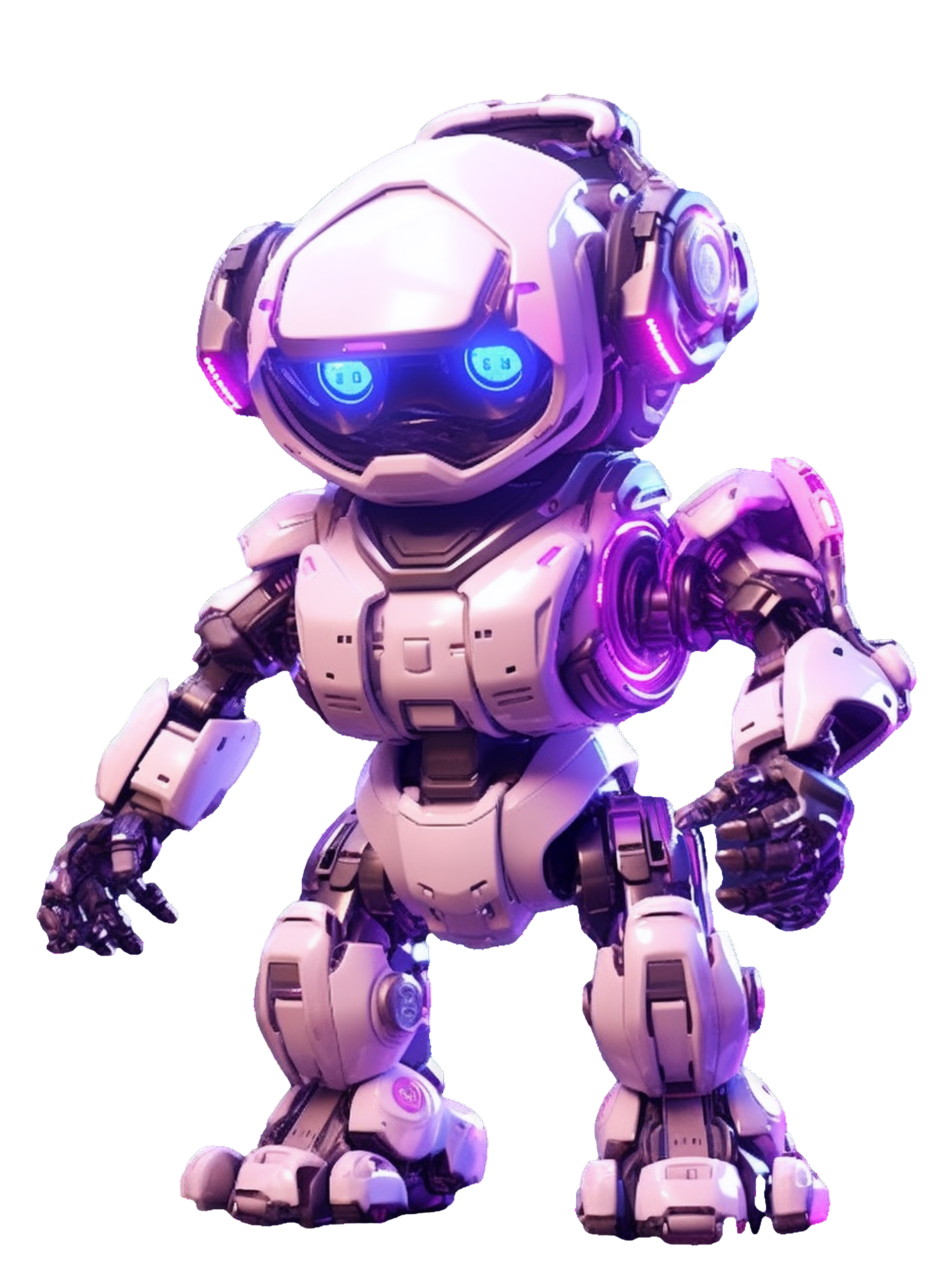 Complexly designed robot PNG material