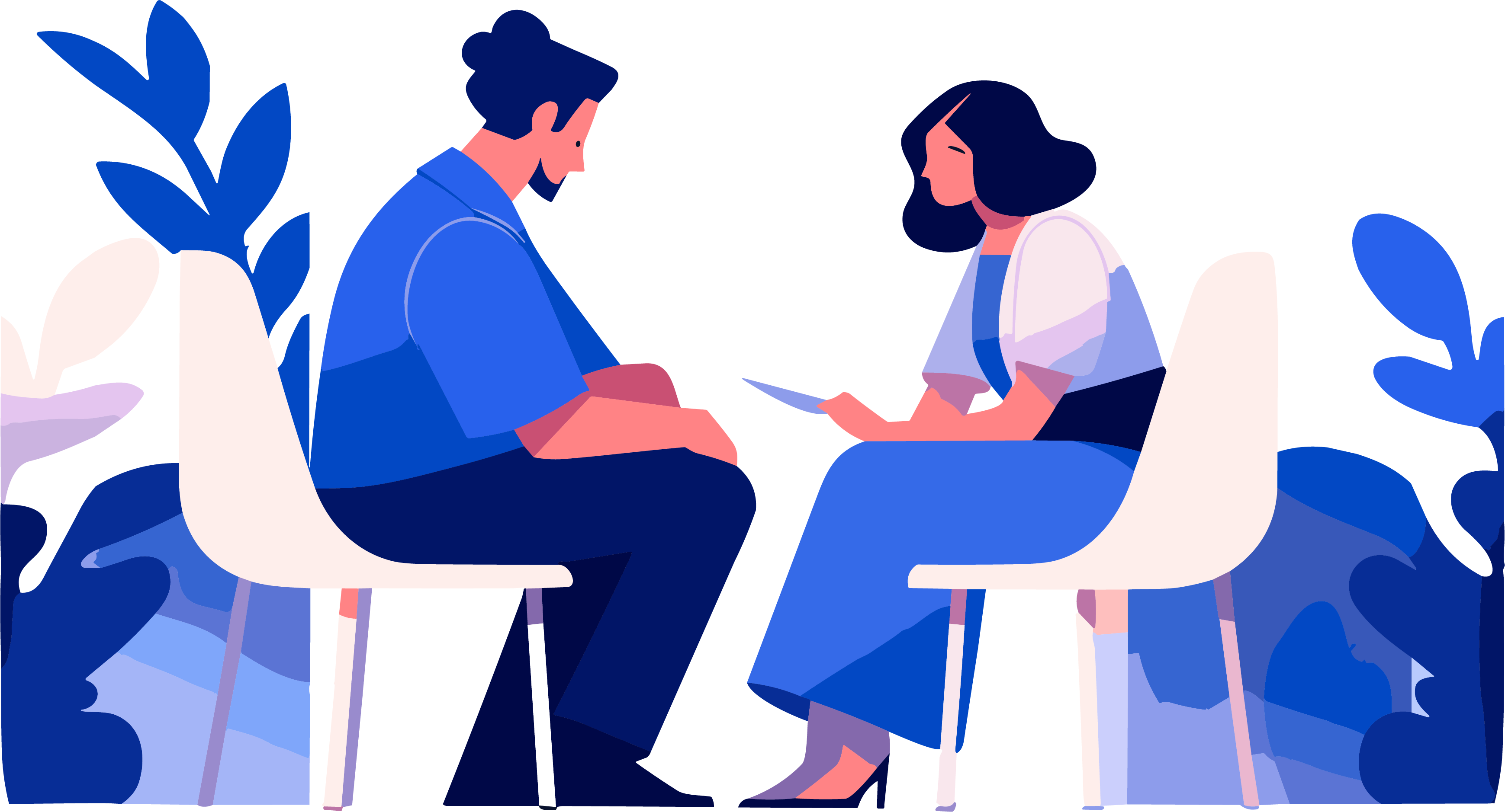 Illustration design materials for autism psychological counseling