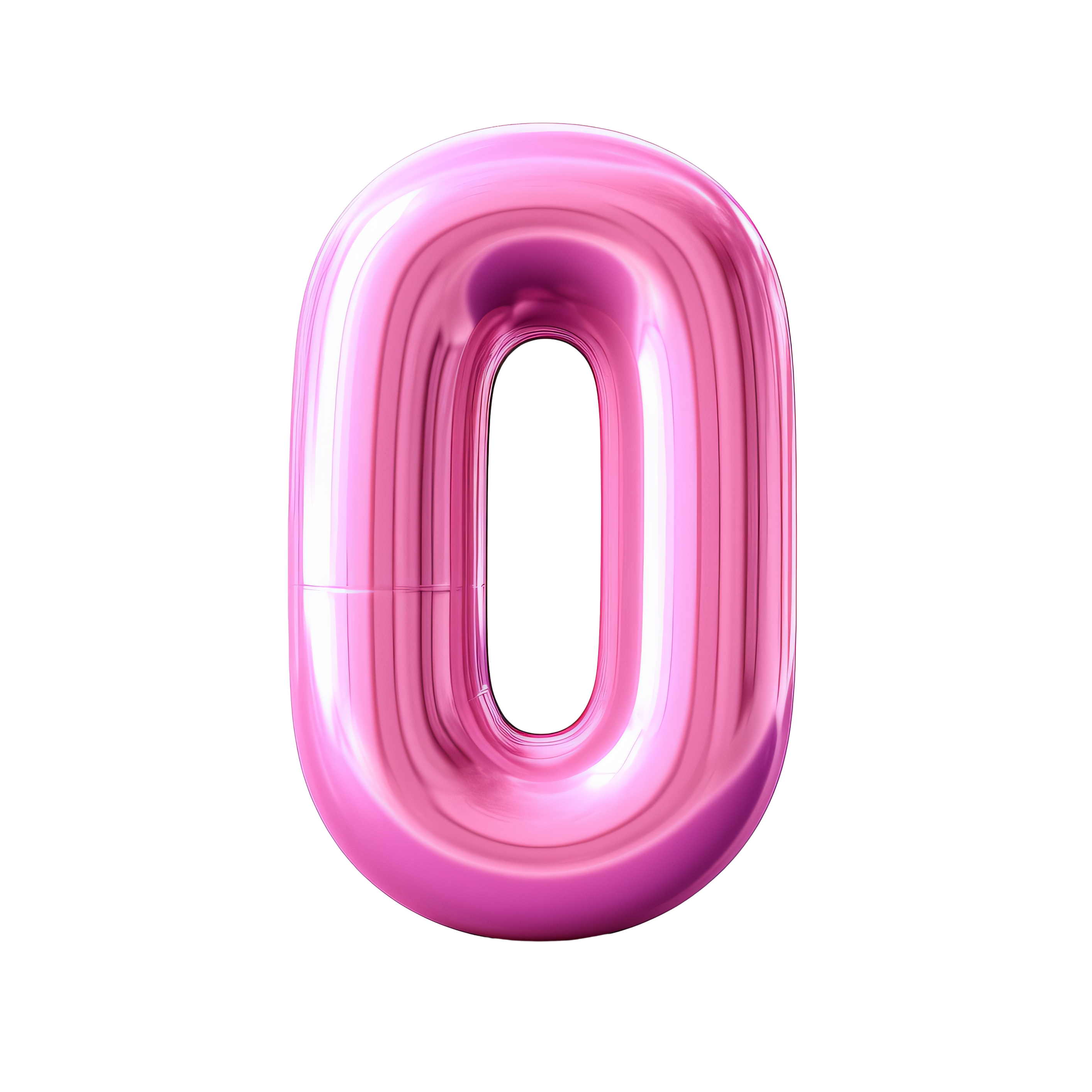 Inflatable letter balloon materials with vibrant color combinations