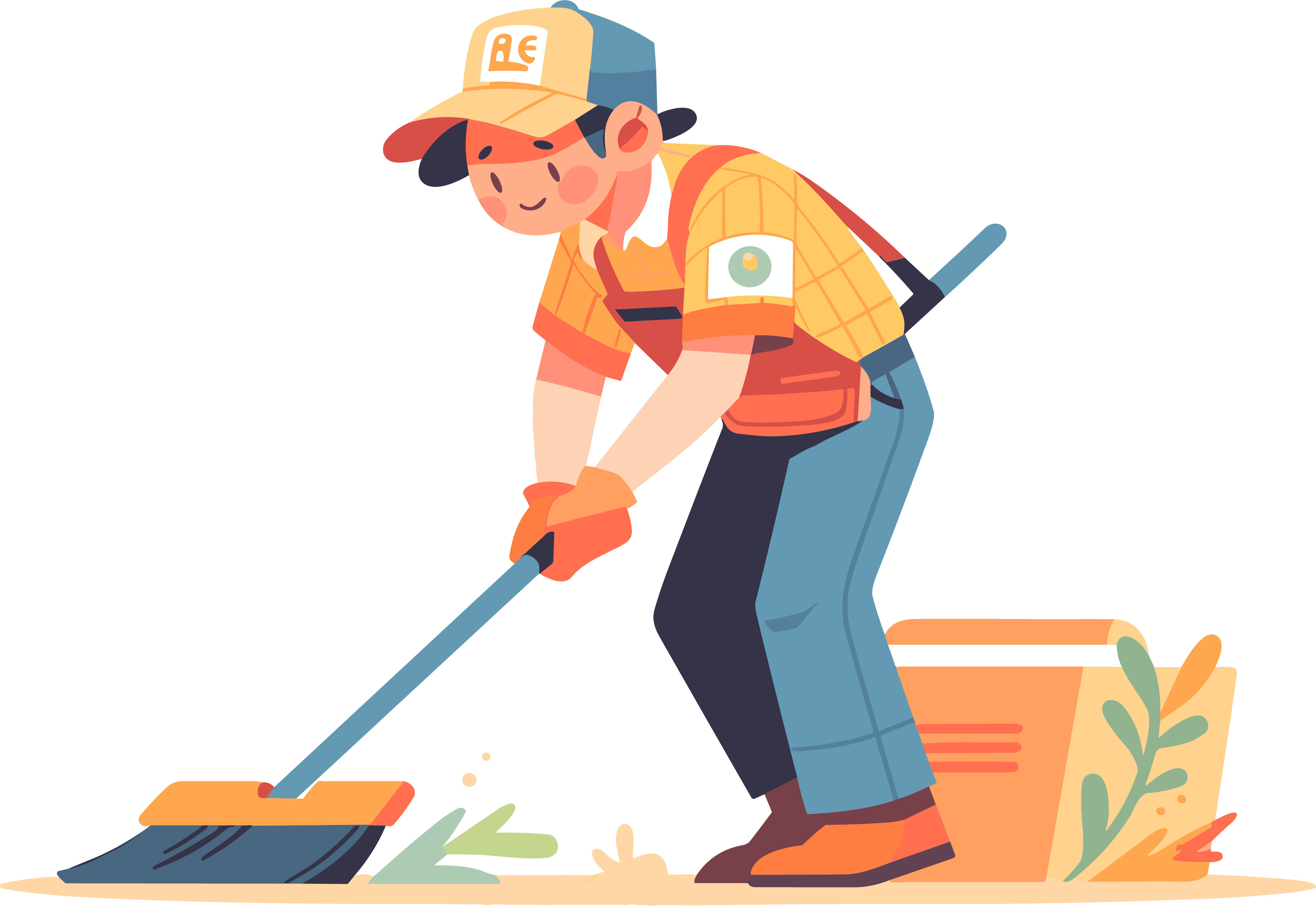 Clean and Eco-friendly Illustration Design