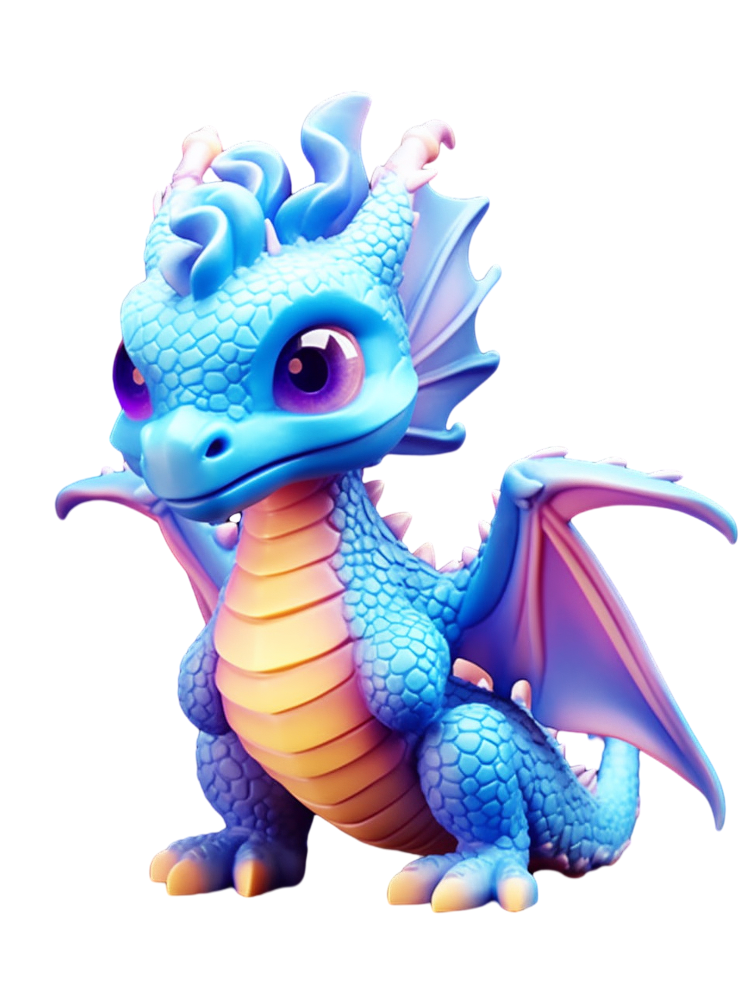 Surreal Toy Dragon Mini Figurine Material
