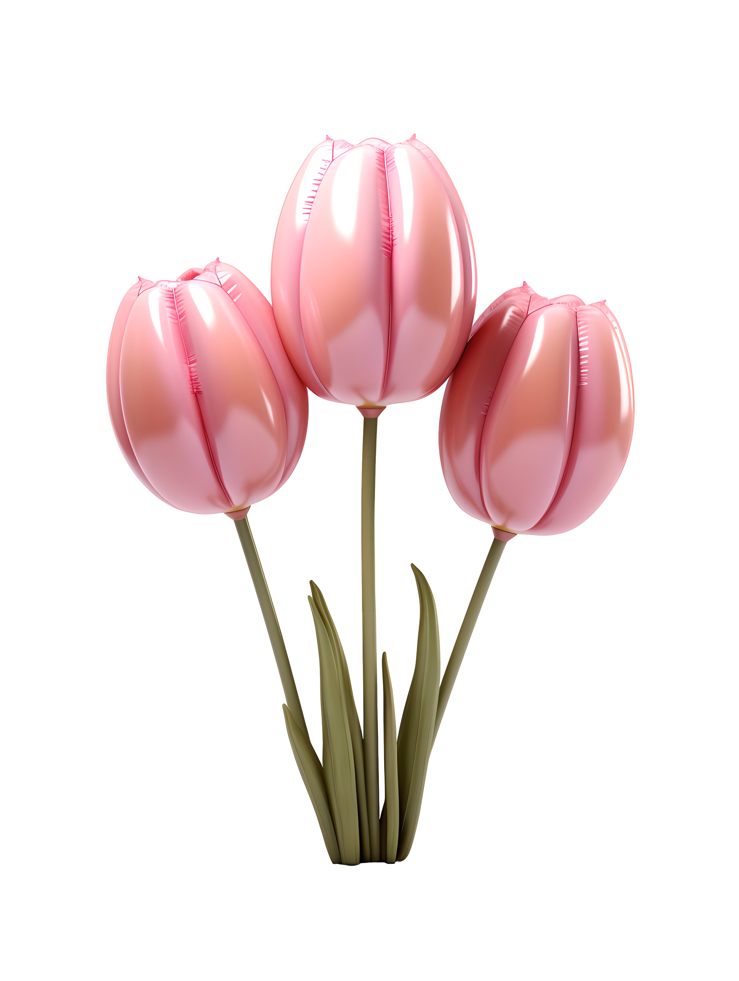 Tulip inflatable balloon commercial material