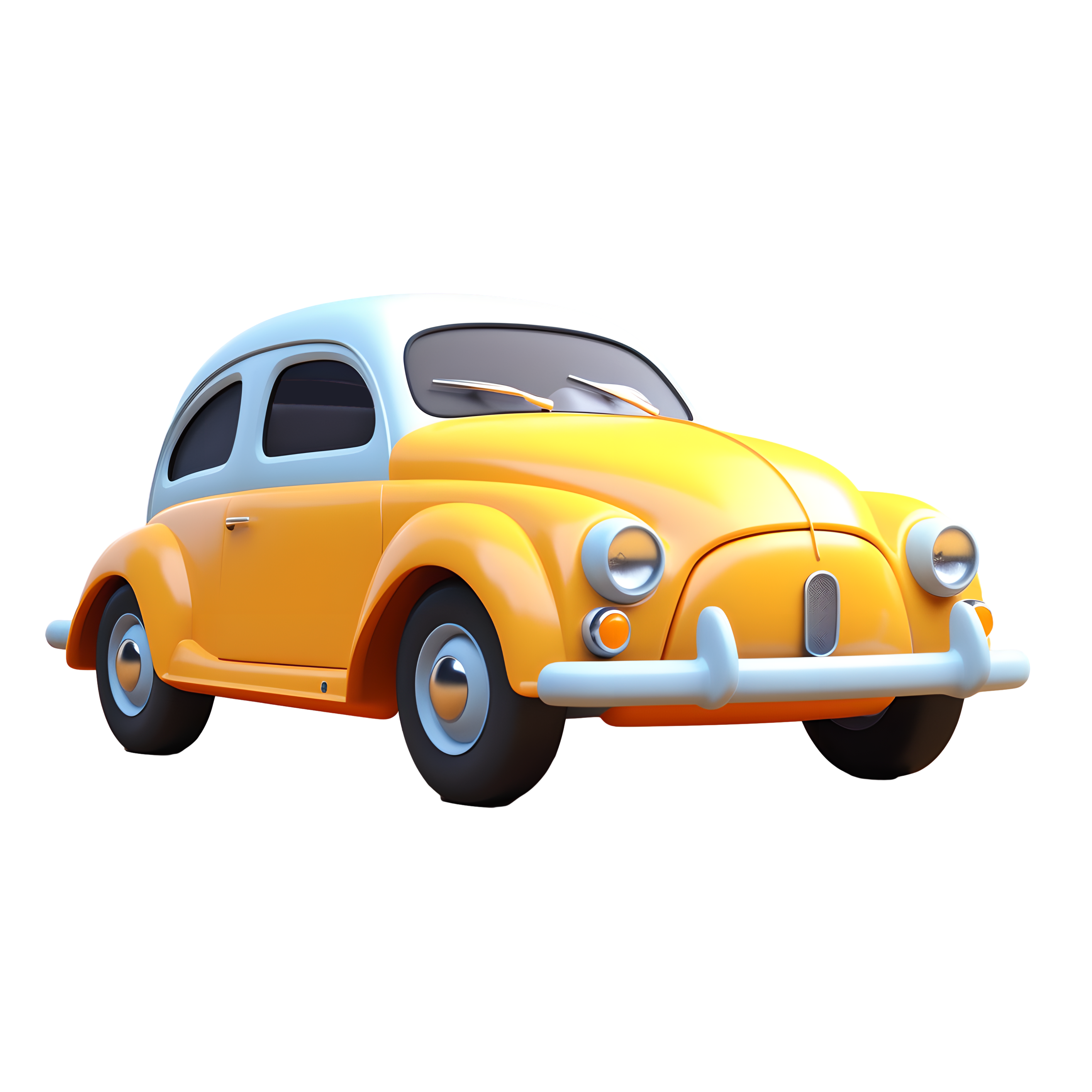 Cartoon Vehicle 3D Car PNG Graphic Material