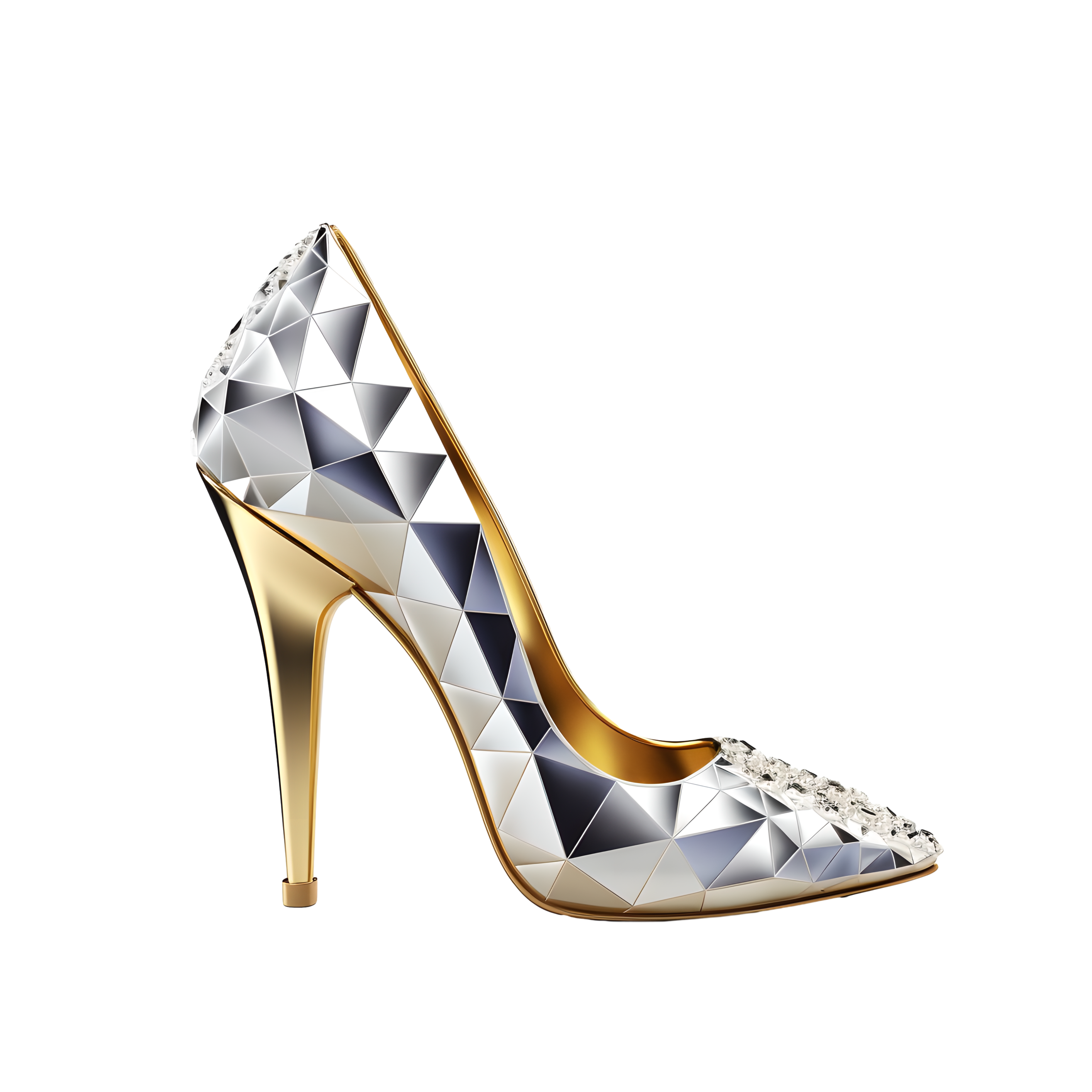 Cartoon style illustration of high heels