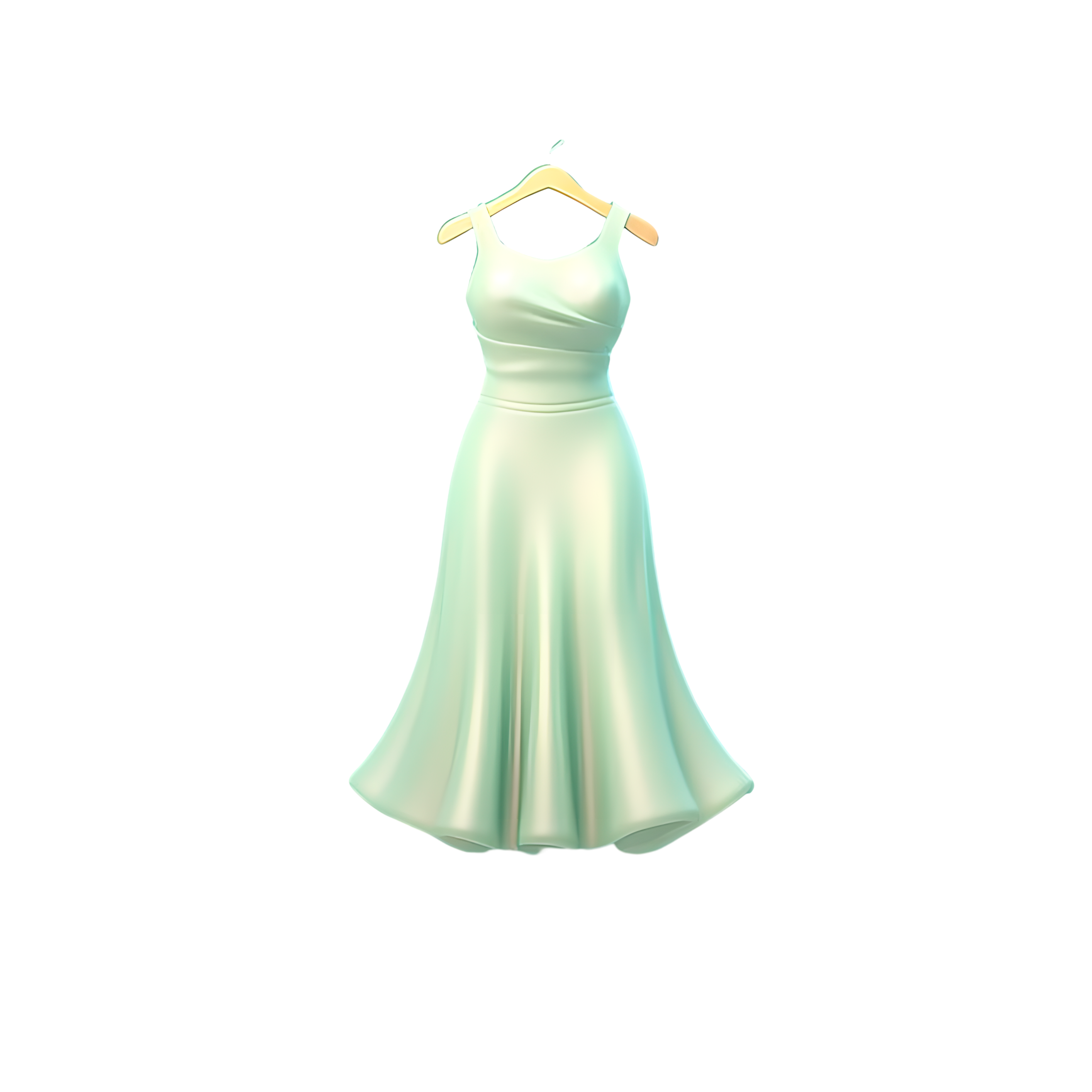 Simple Style Dress 3D Material