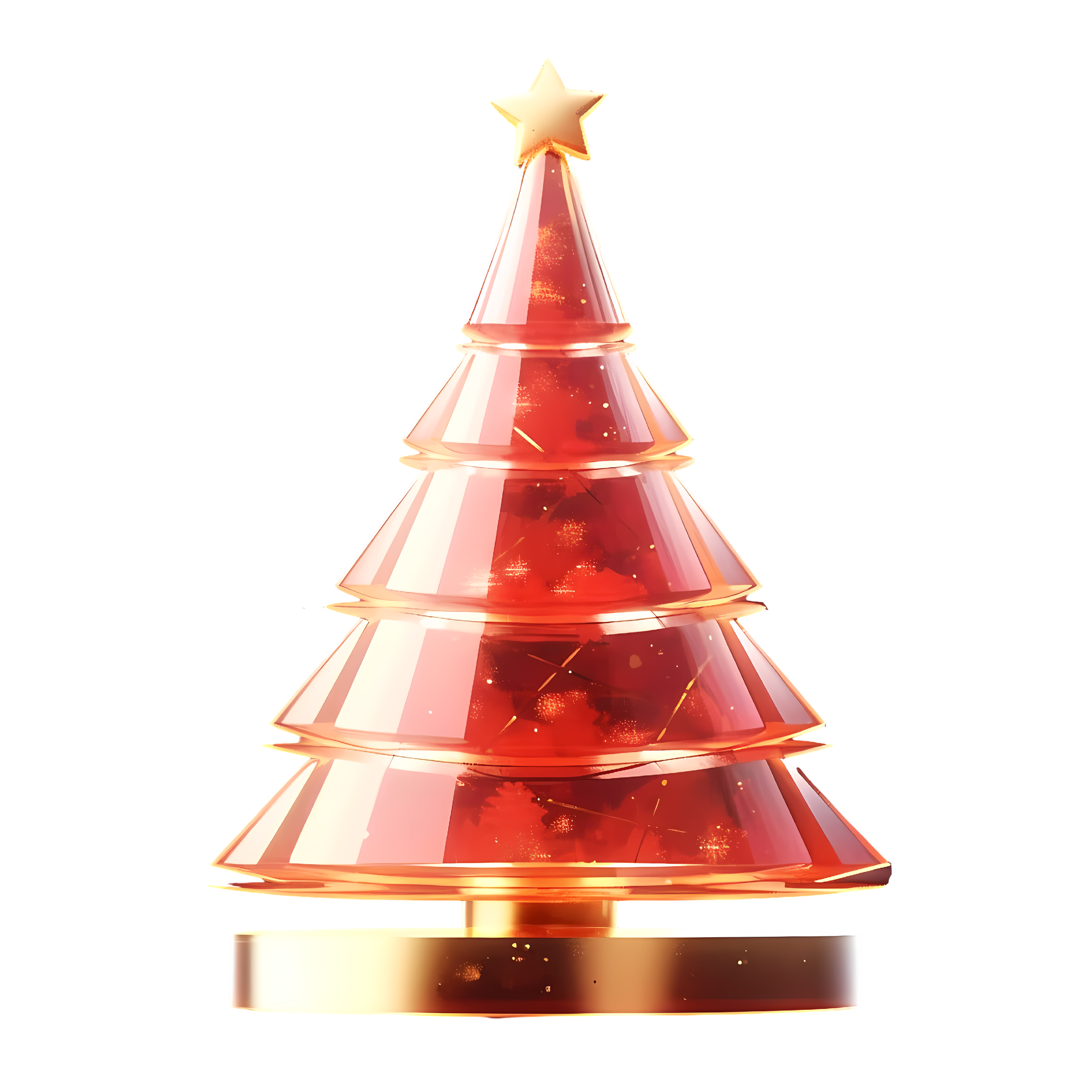 Christmas tree holiday icon material