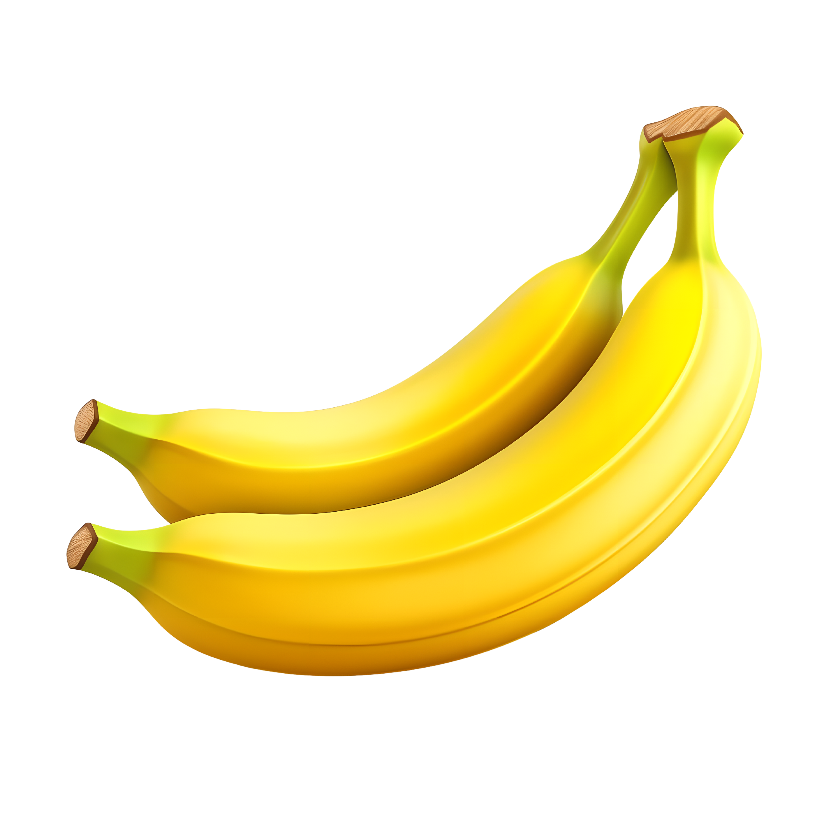 3D Fruit Banana Illustration