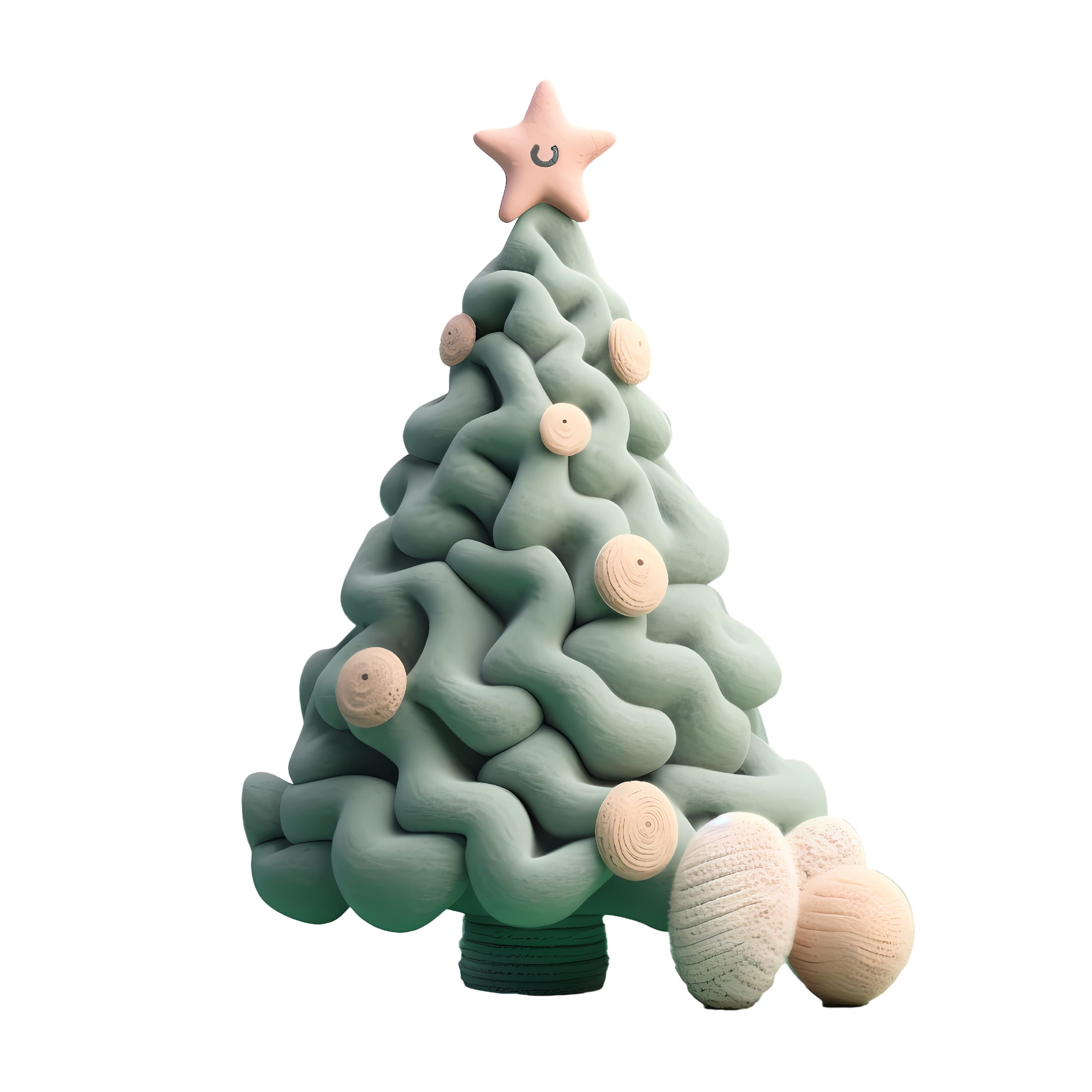 Cute felt Christmas tree