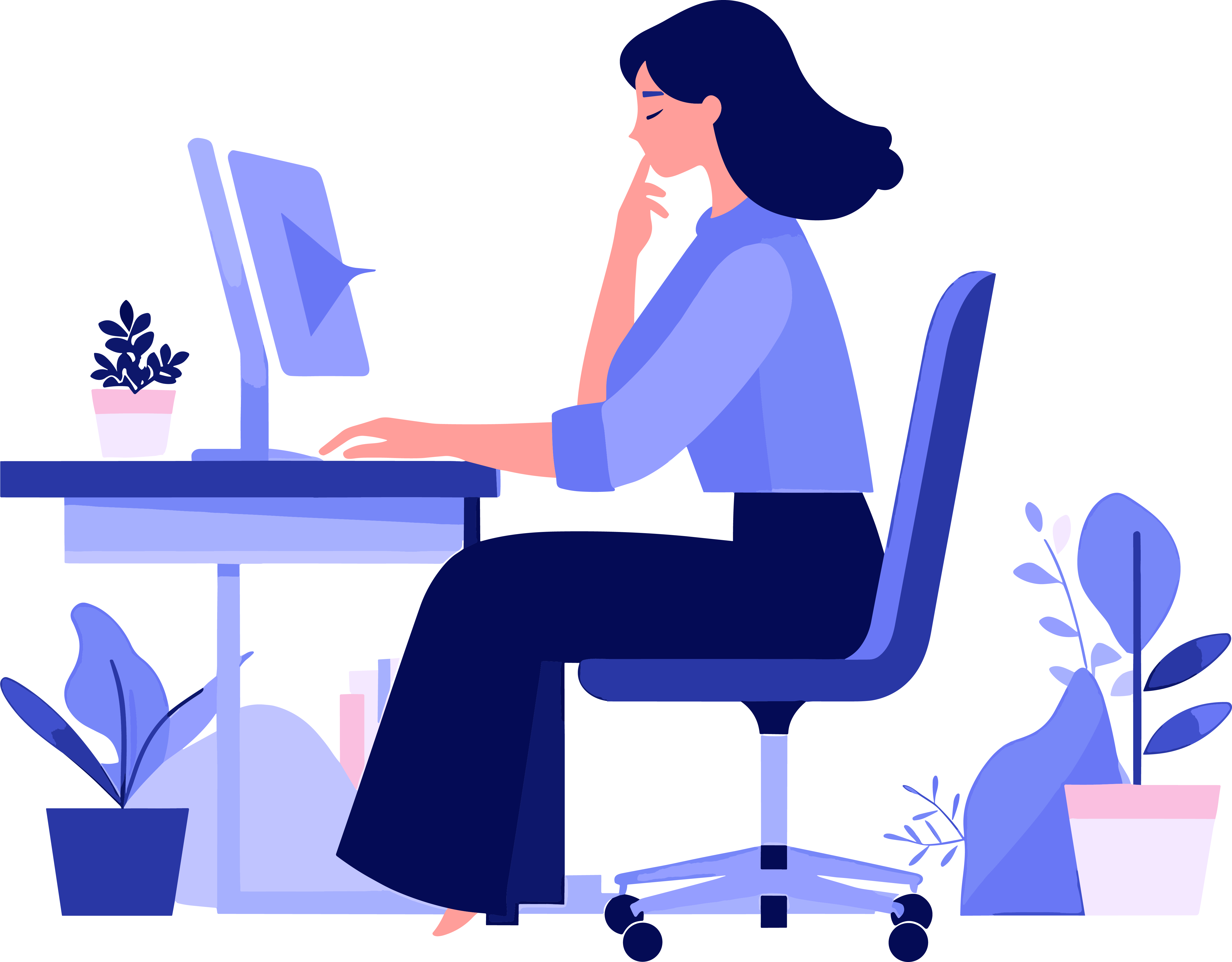 Office staff can use commercial materials