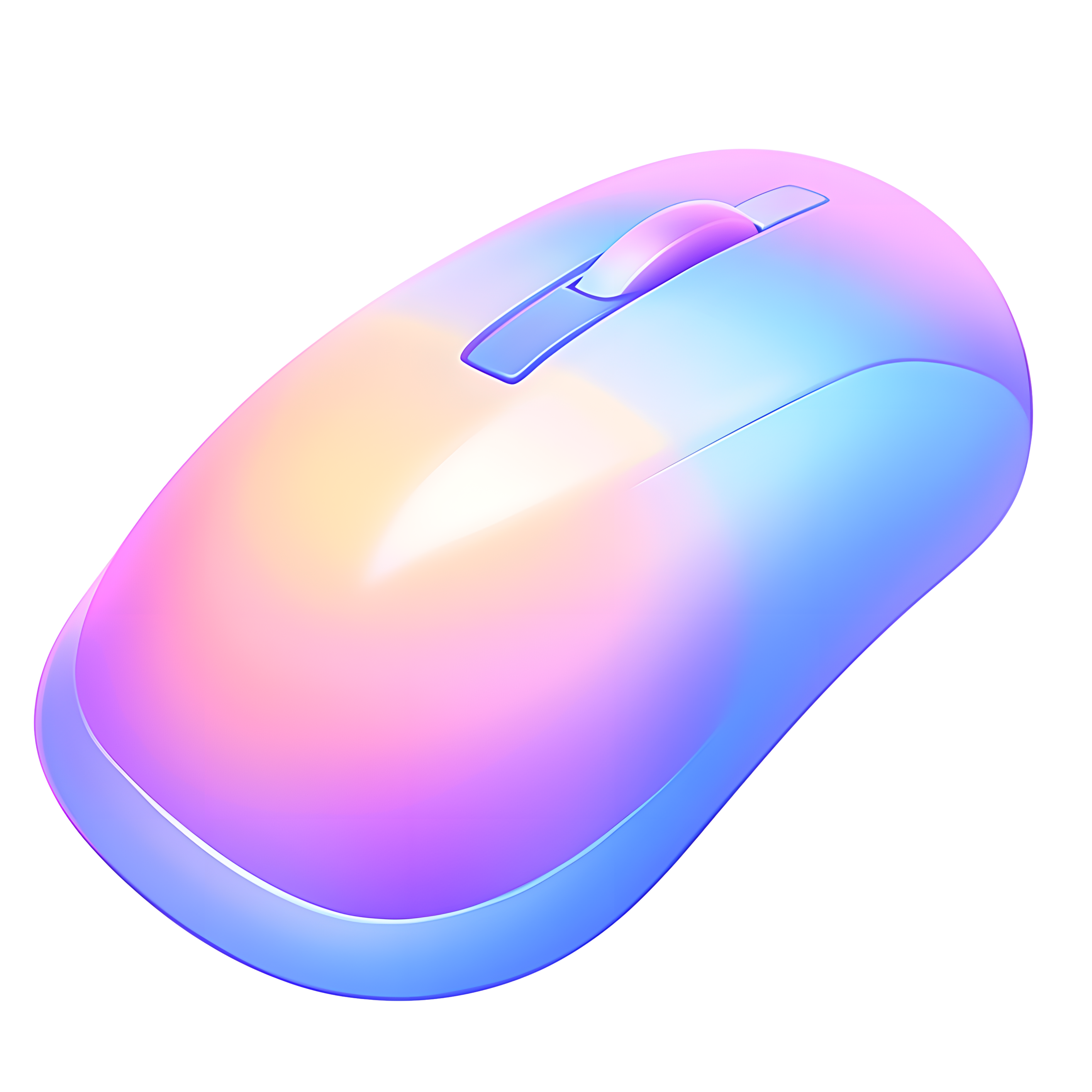 3D mouse cartoon style illustration
