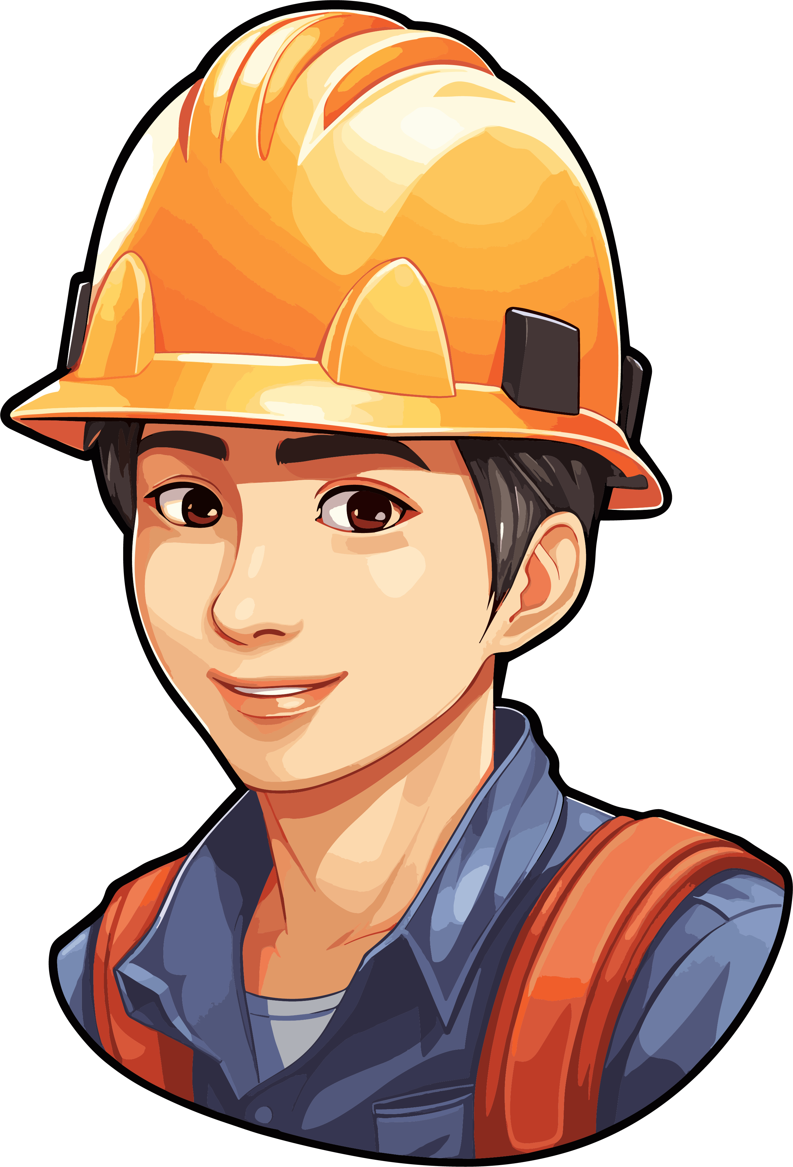 High-definition graphic materials for workers